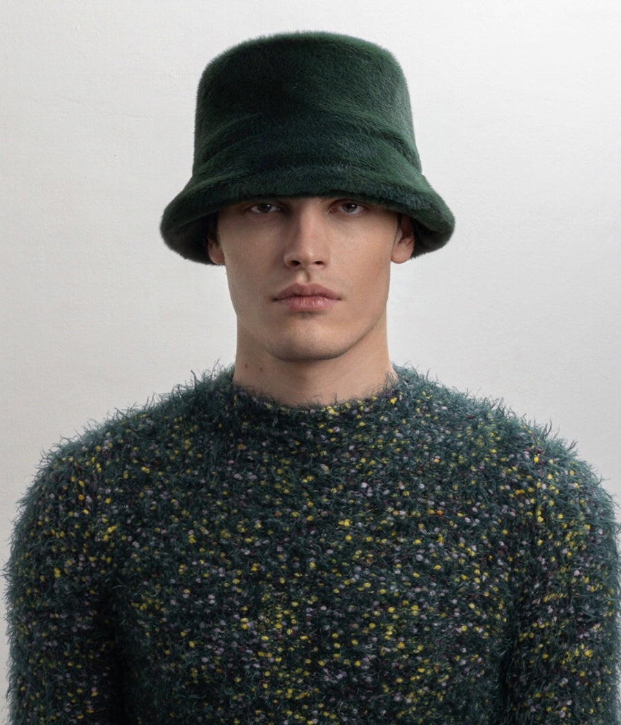 Black Friday Archive by RB, ruslan baginskiy Textured Bucket Hat FW23-24 BCT170-P-FF-XXS