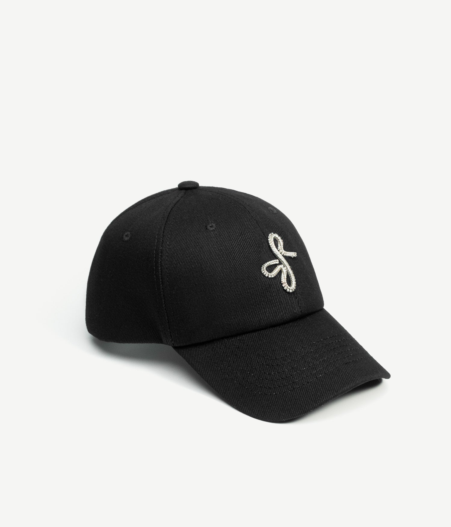 Ruslan Baginskiy Fall-Winter 2025, Crystal-Embellished Baseball Cap