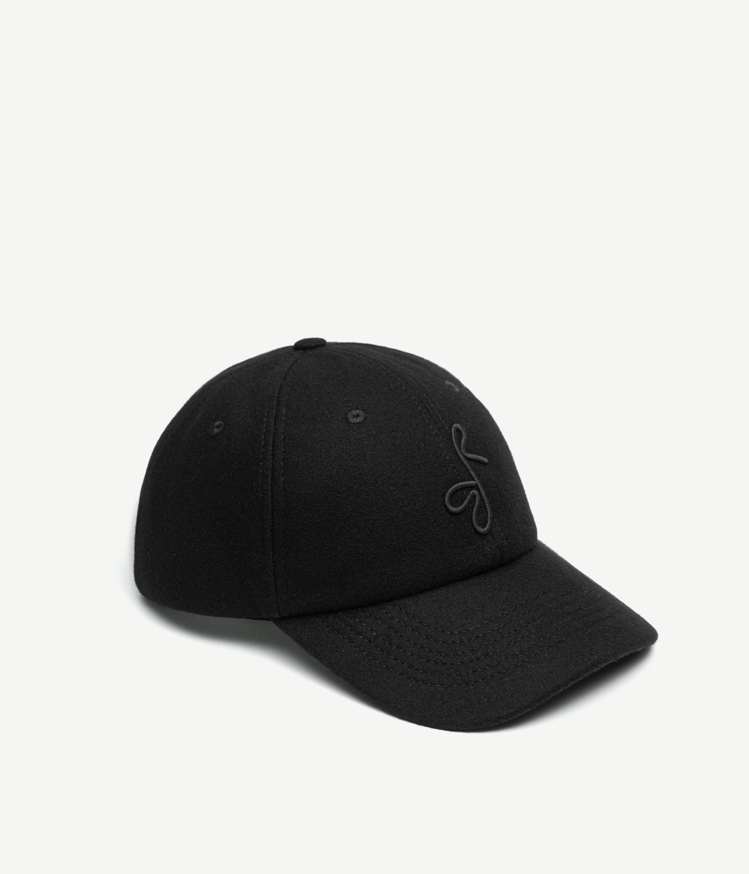 Ruslan Baginskiy Fall-Winter 2025, Monogram-embellished Baseball Cap
