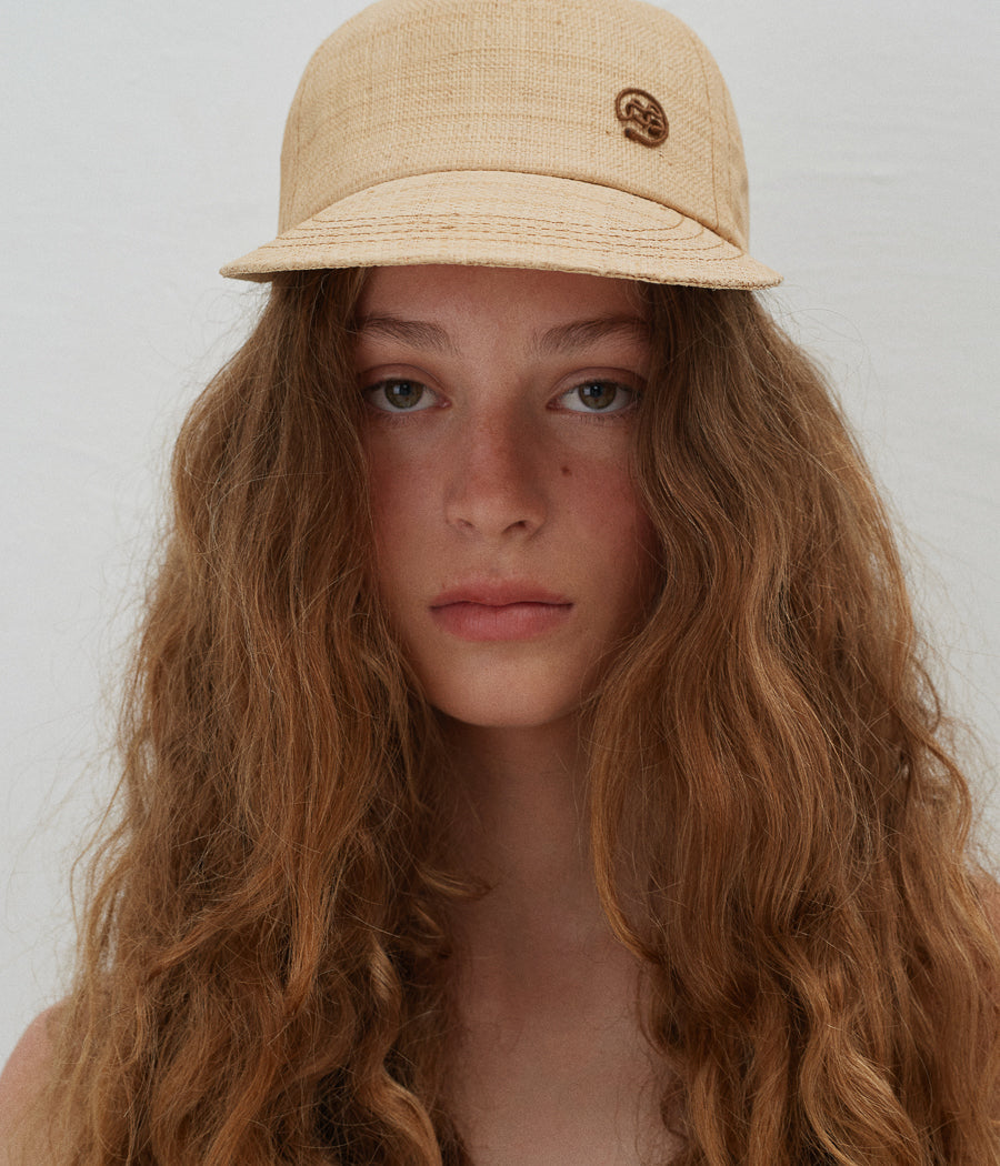 Monogram-embellished Baseball Cap BSB036-STR-RWRB-SM Ruslan Baginskiy