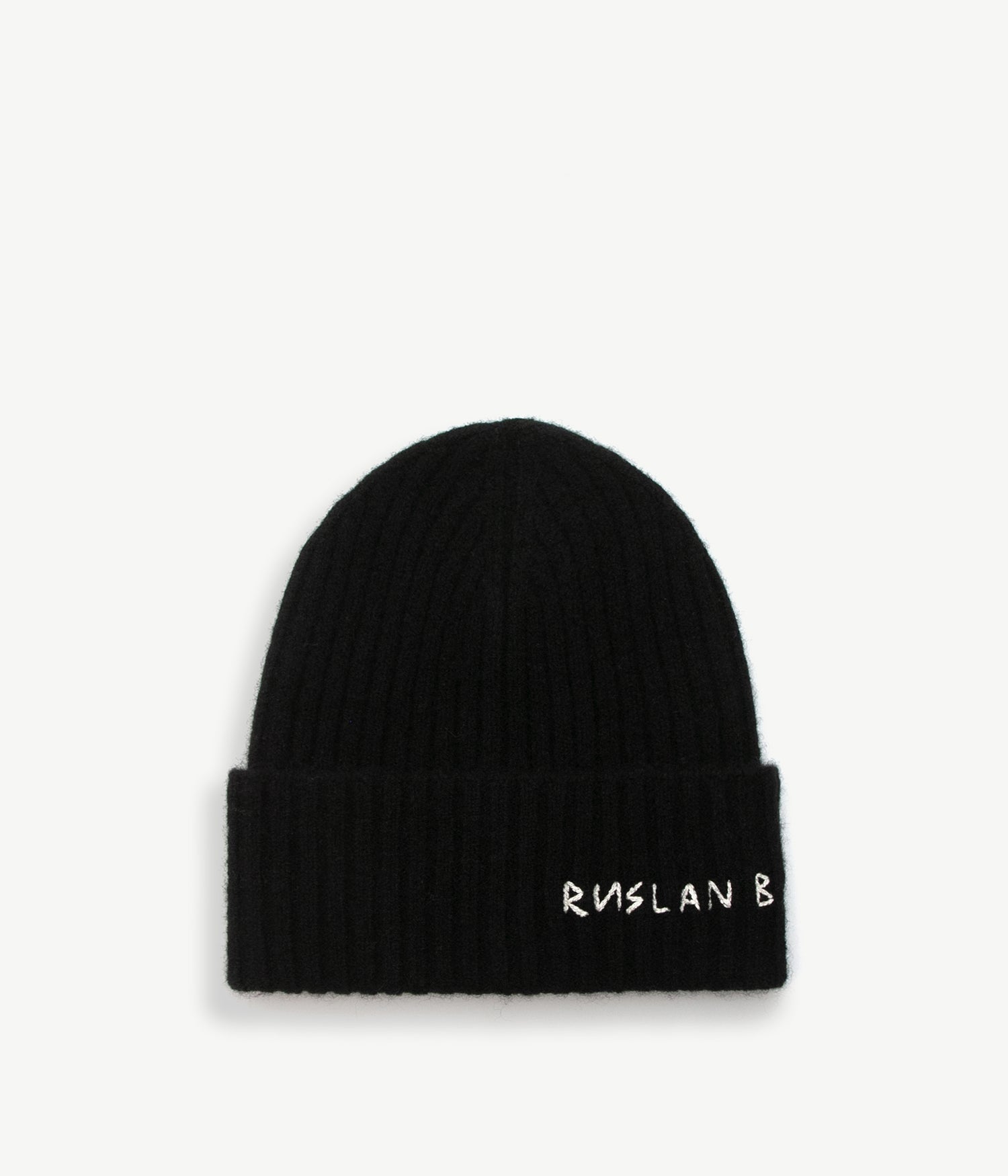 Monogram-embroidered Wool Beanie • Ruslan Baginskiy Hats
