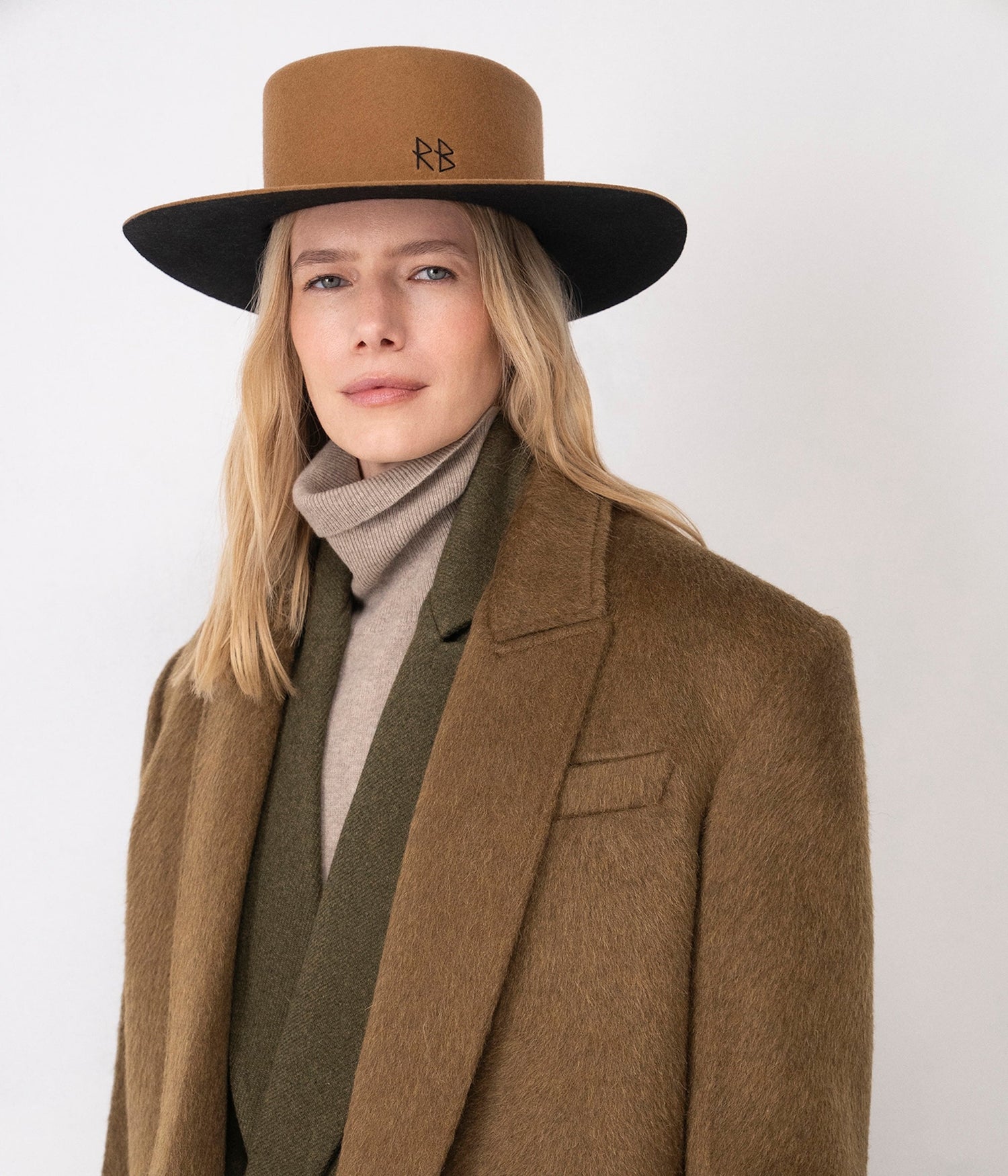 Photo, , Wool Felt Canotier Hat