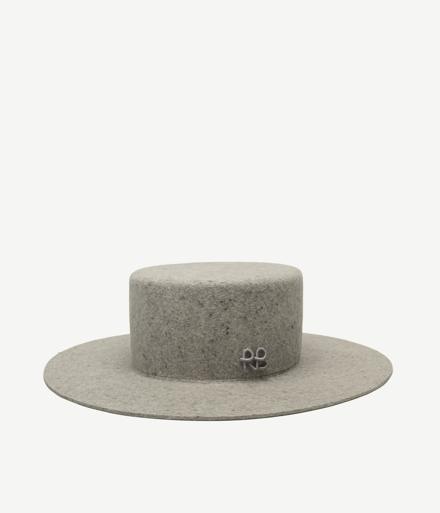 Wool Felt Canotier Hat