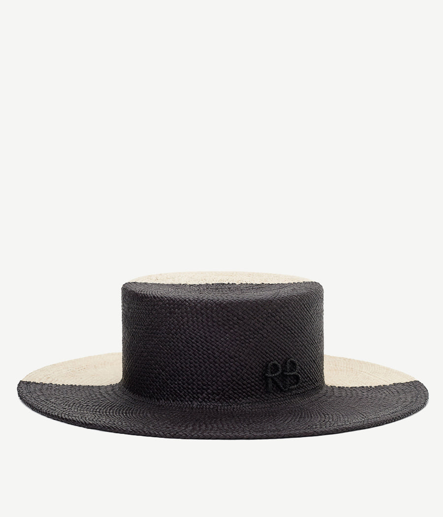 44_10, Bi-Color Boater Hat CNT033/035-STR-SRB-2B-XS Ruslan Baginskiy