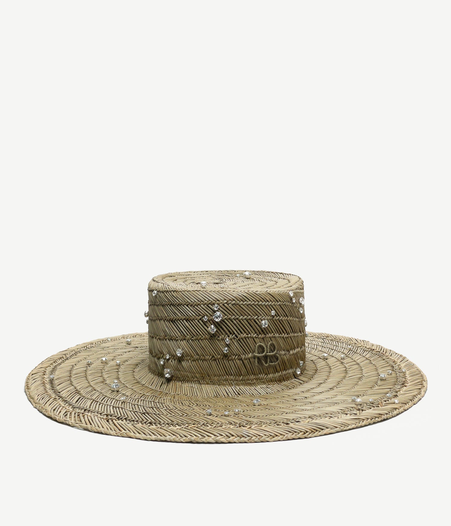 Black Friday Archive by RB, Dew Drops Straw Canotier Hat