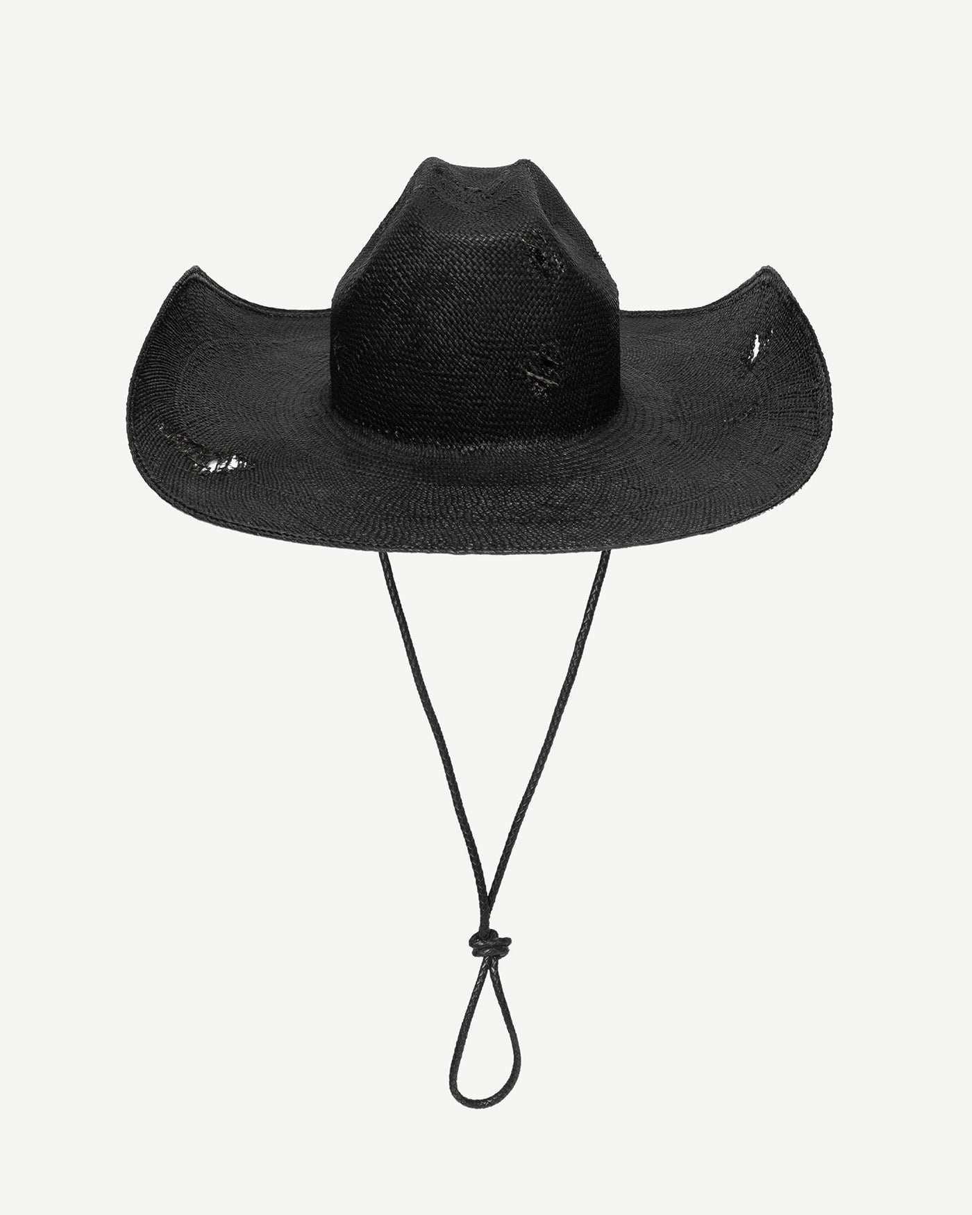 Cowboy Hat with Leather Trim