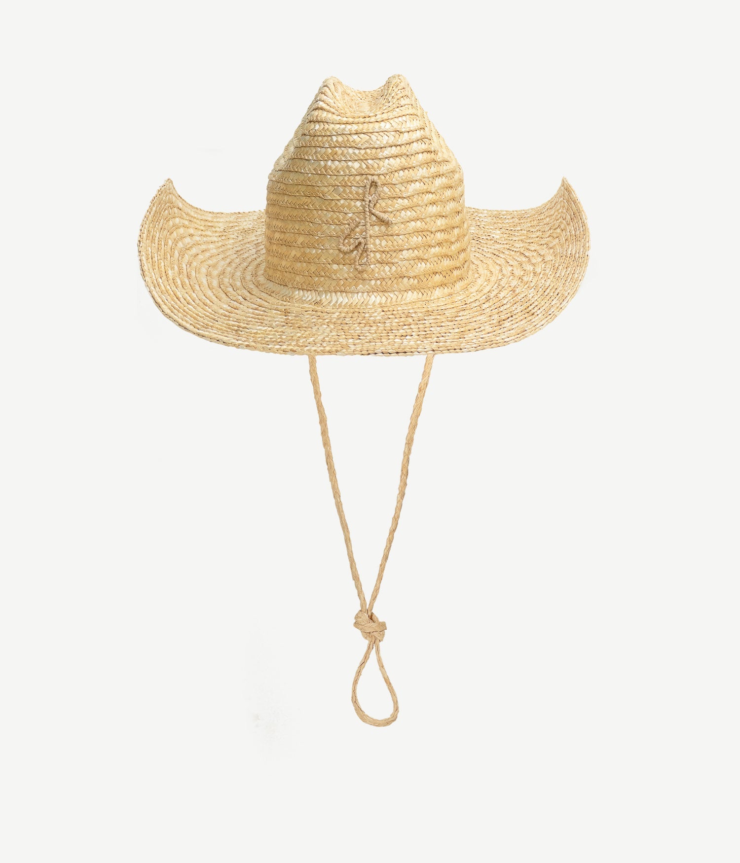 Black Friday Archive by RB, Monogram-embellished Straw Cowboy Hat