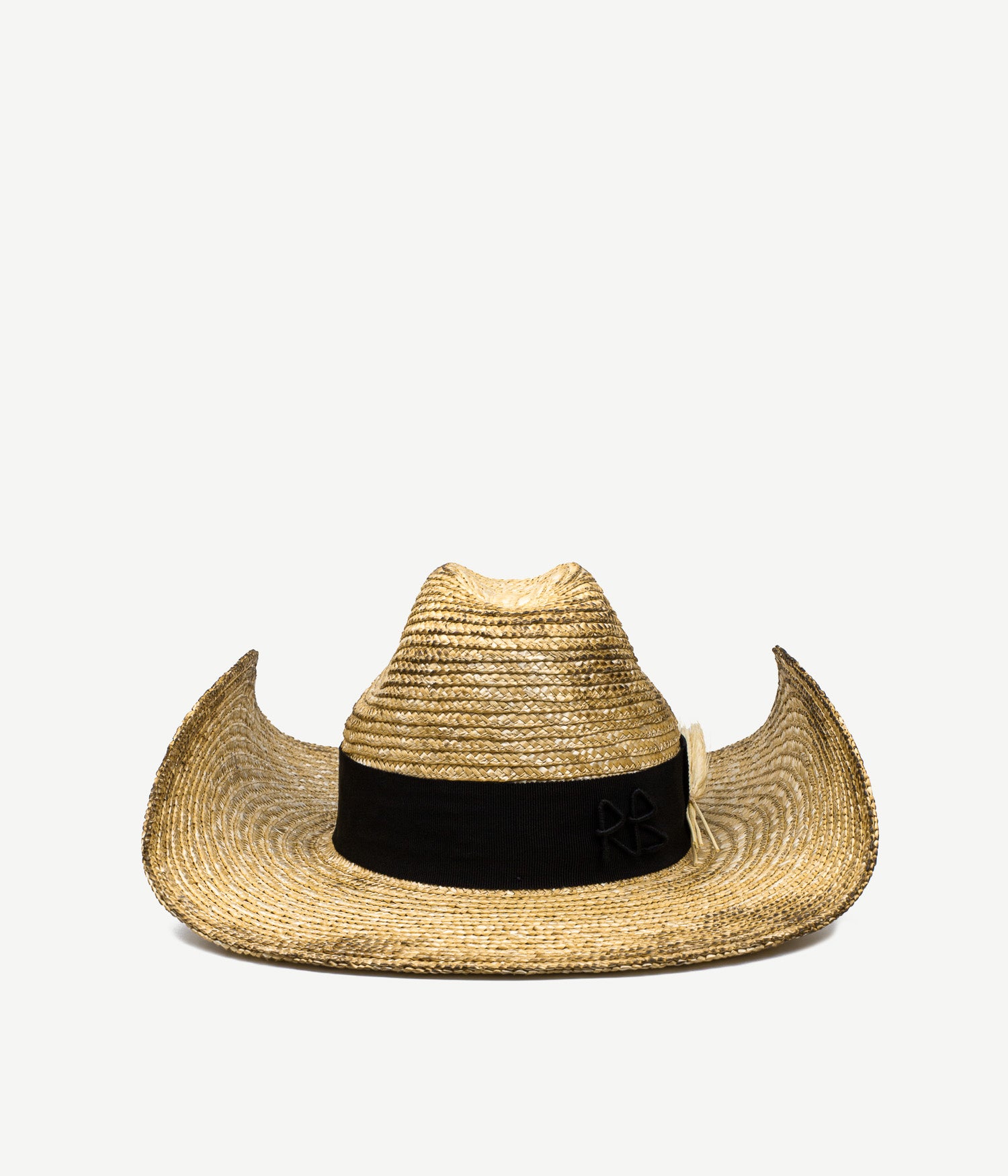 Wheat Spikes Embellished "Sunburnt" Cowboy Hat