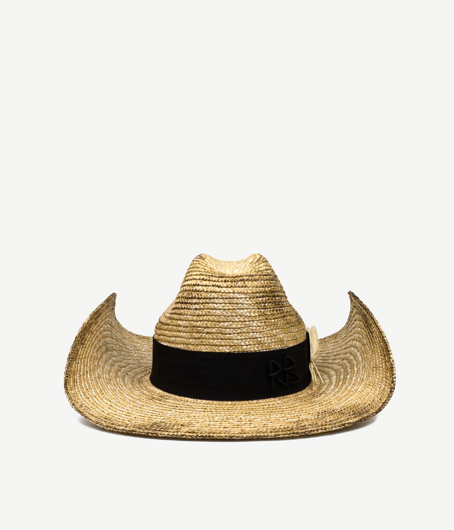 New Arrivals, Wheat Spikes Embellished "Sunburnt" Cowboy Hat