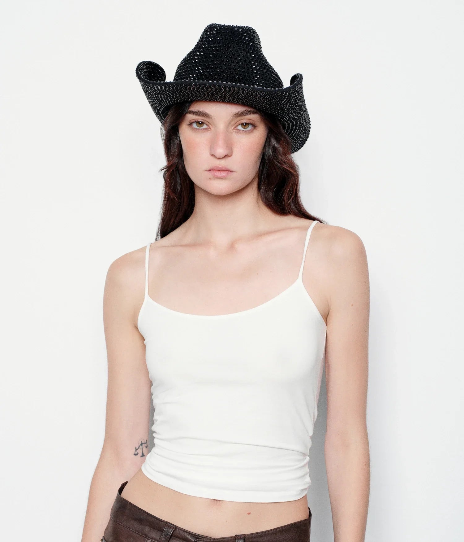 Crystal-embellished Cowboy Hat