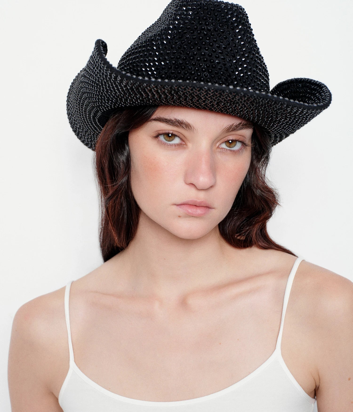 Crystal-embellished Cowboy Hat