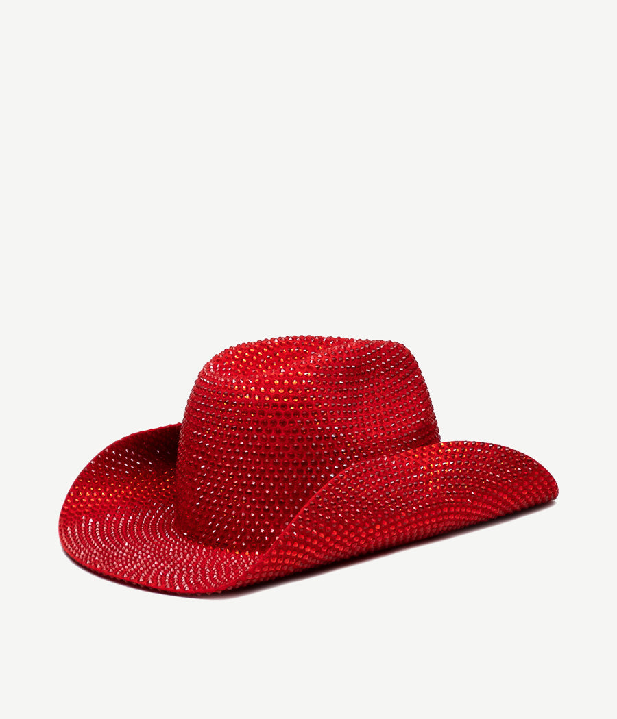 Cowboy Hat, ruslan baginskiy Crystal-embellished Cowboy Hat FW23-24 CWB100/034-F-DMD-XXS