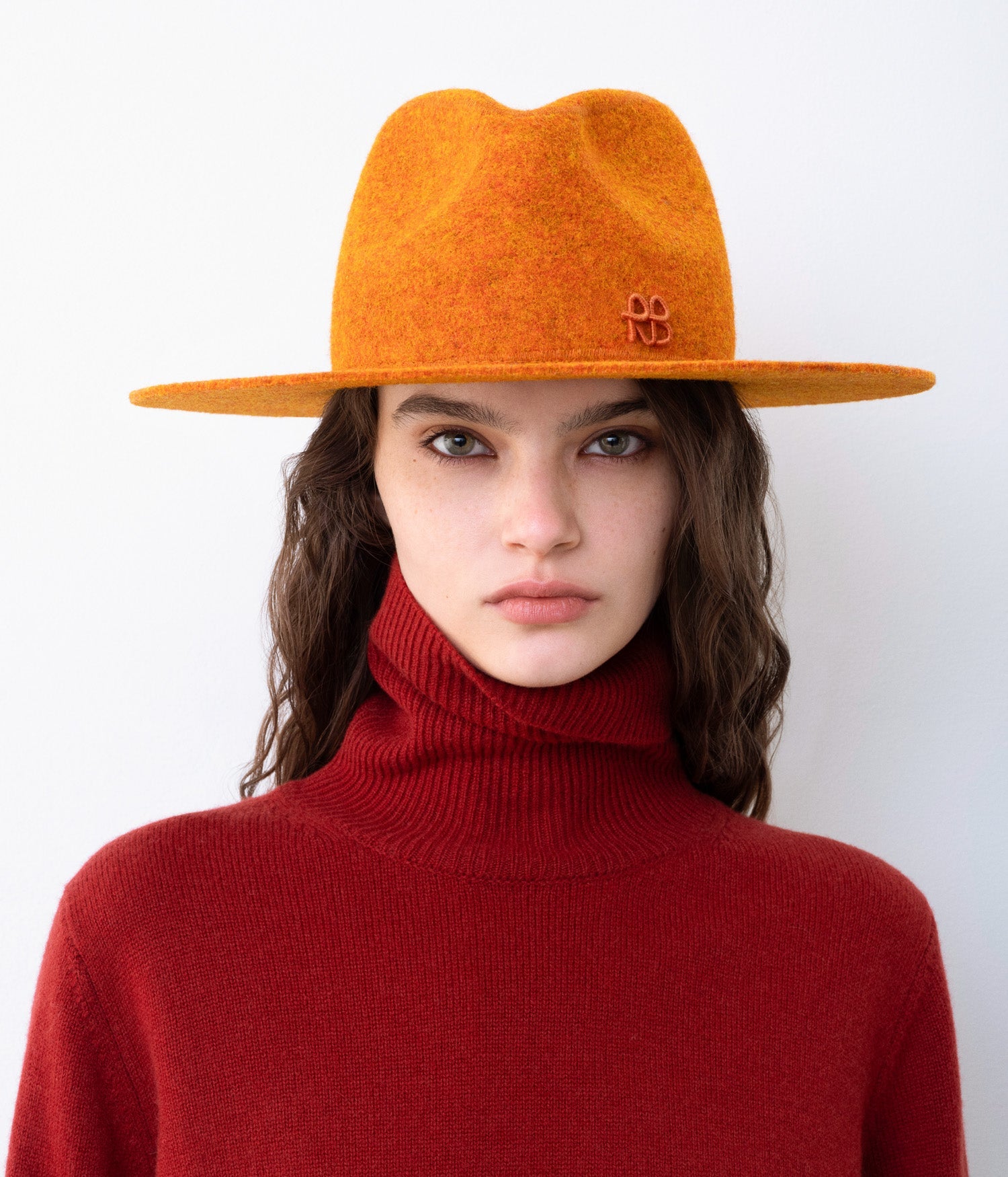 Logo-embellished Fedora Hat