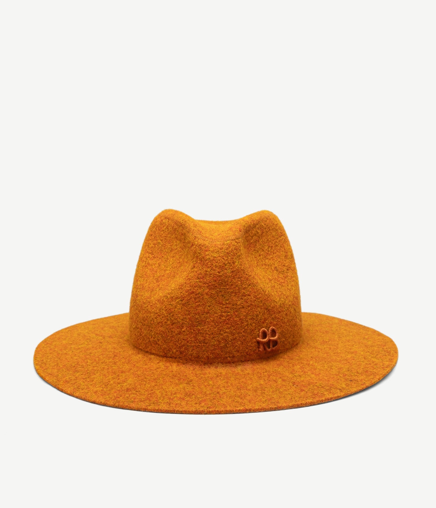 Logo-embellished Fedora Hat