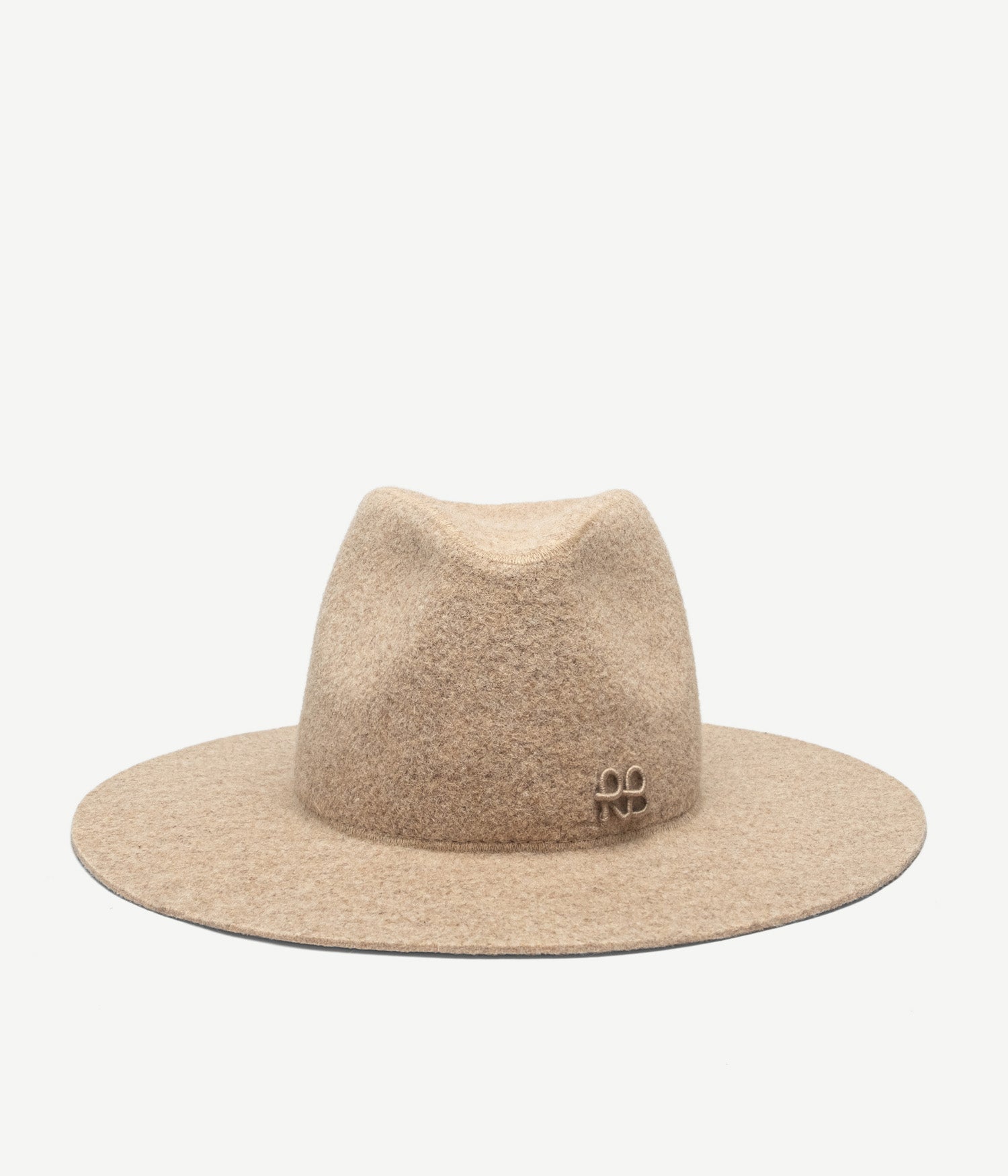 Monogram-embellished Fedora Hat
