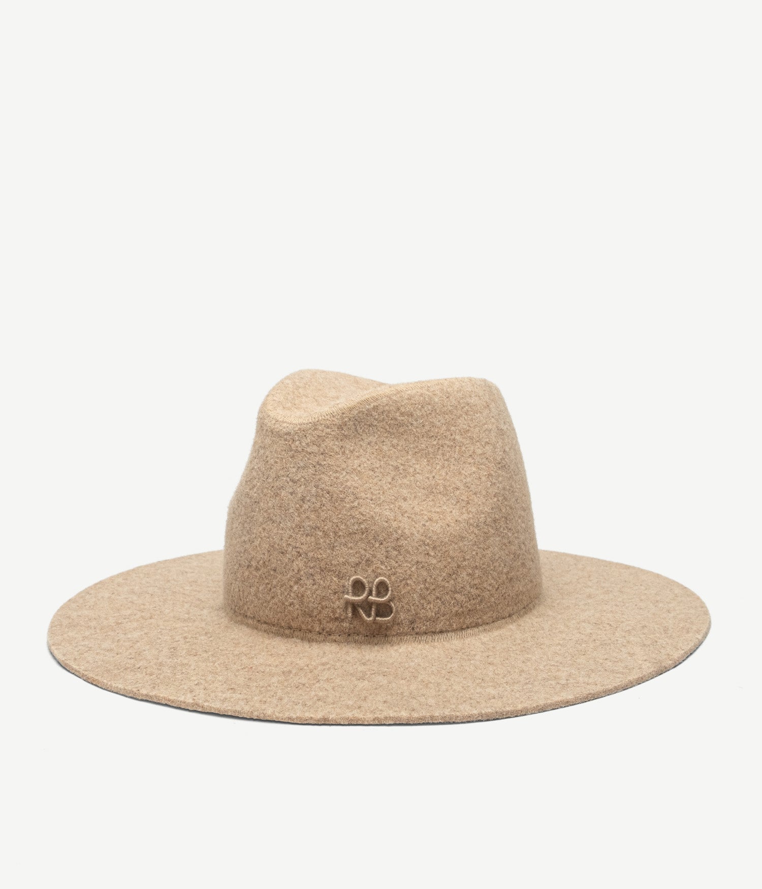 Monogram-embellished Fedora Hat