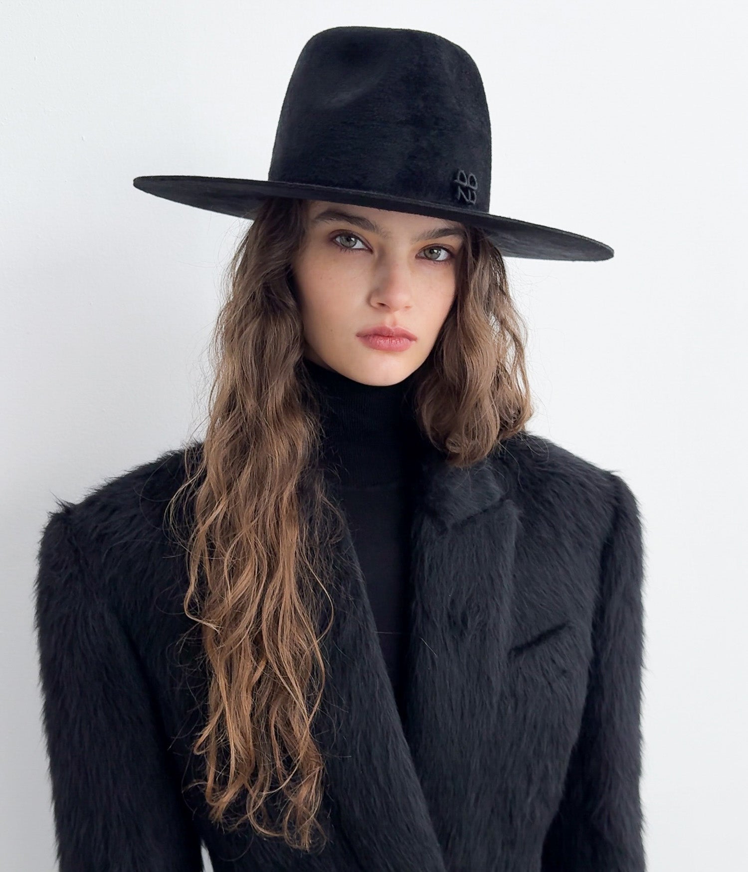 Logo-embellished Fedora Hat