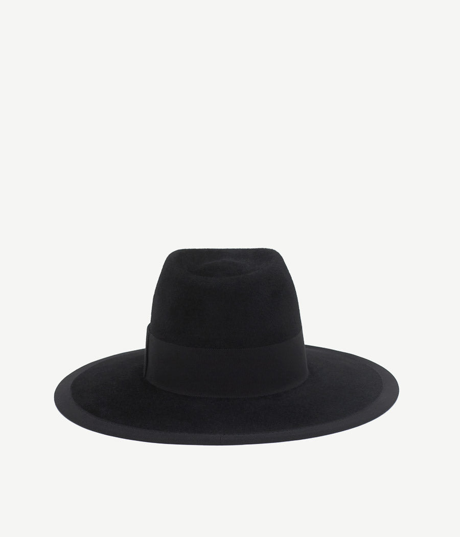 Monogram-embellished Fedora Hat FDR033-F-WRB-XS Ruslan Baginskiy