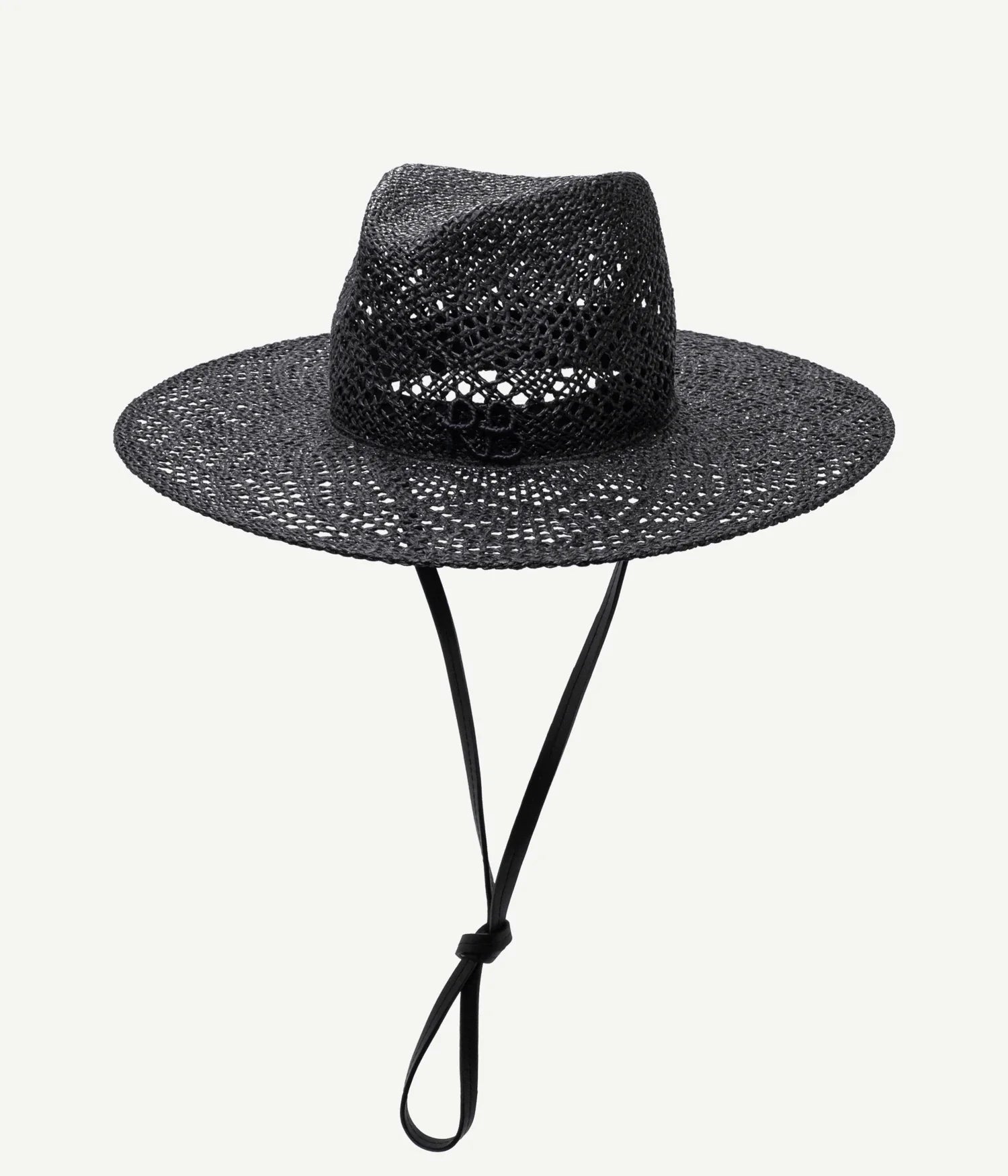 44_30, Monogram-embellished Neck Tie & Chin Strap Fedora Hat