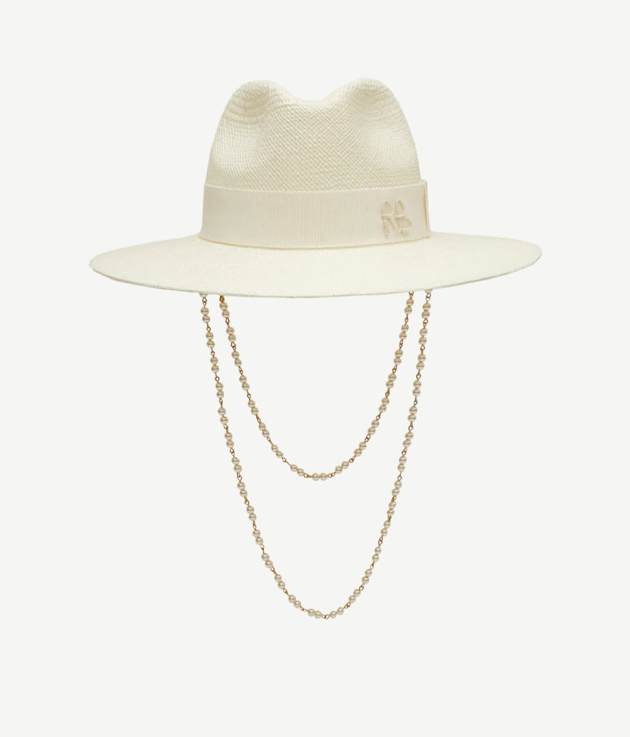 Photo, Fedora Hat, Double Chain Strap Fedora Hat