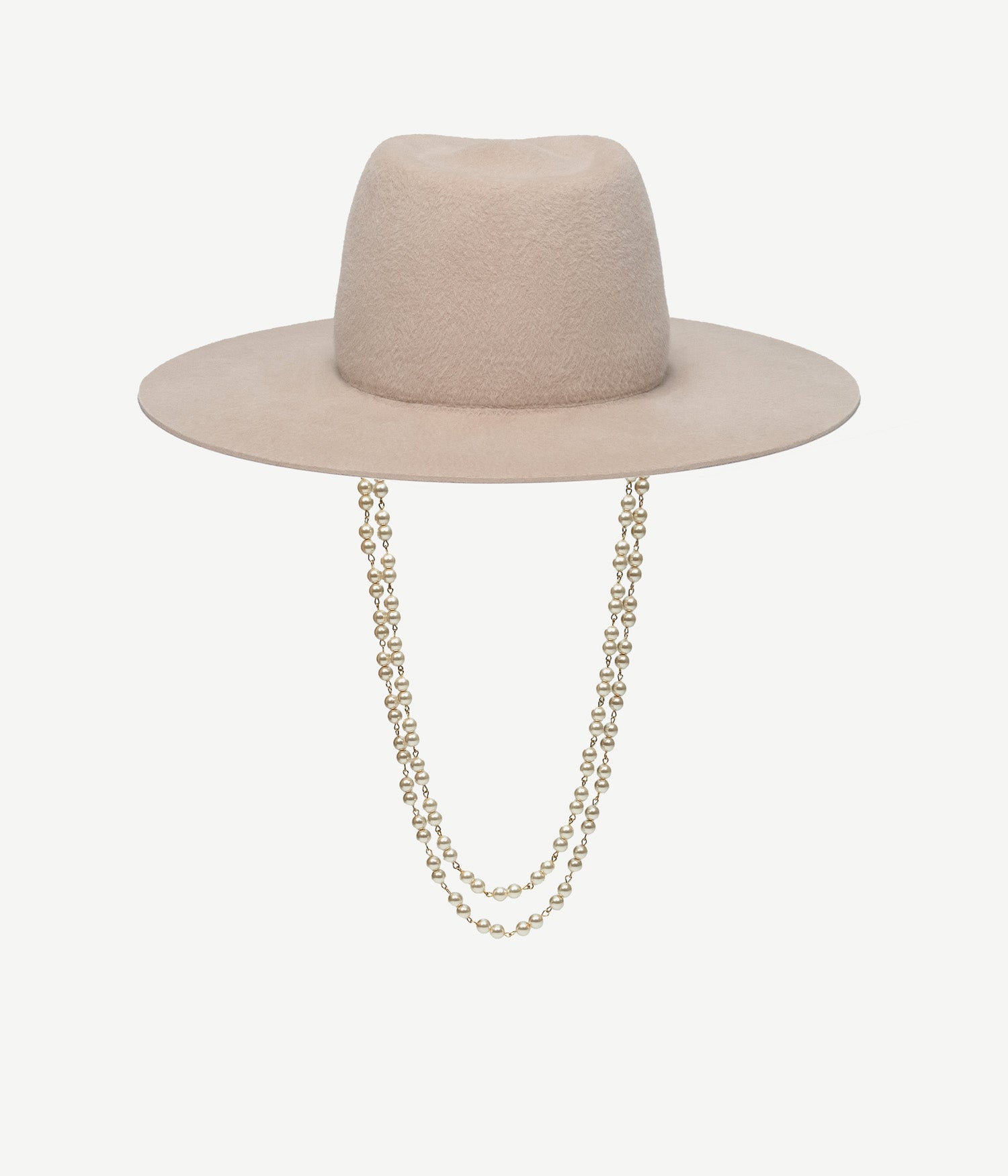 Double Chain Strap Fedora Hat