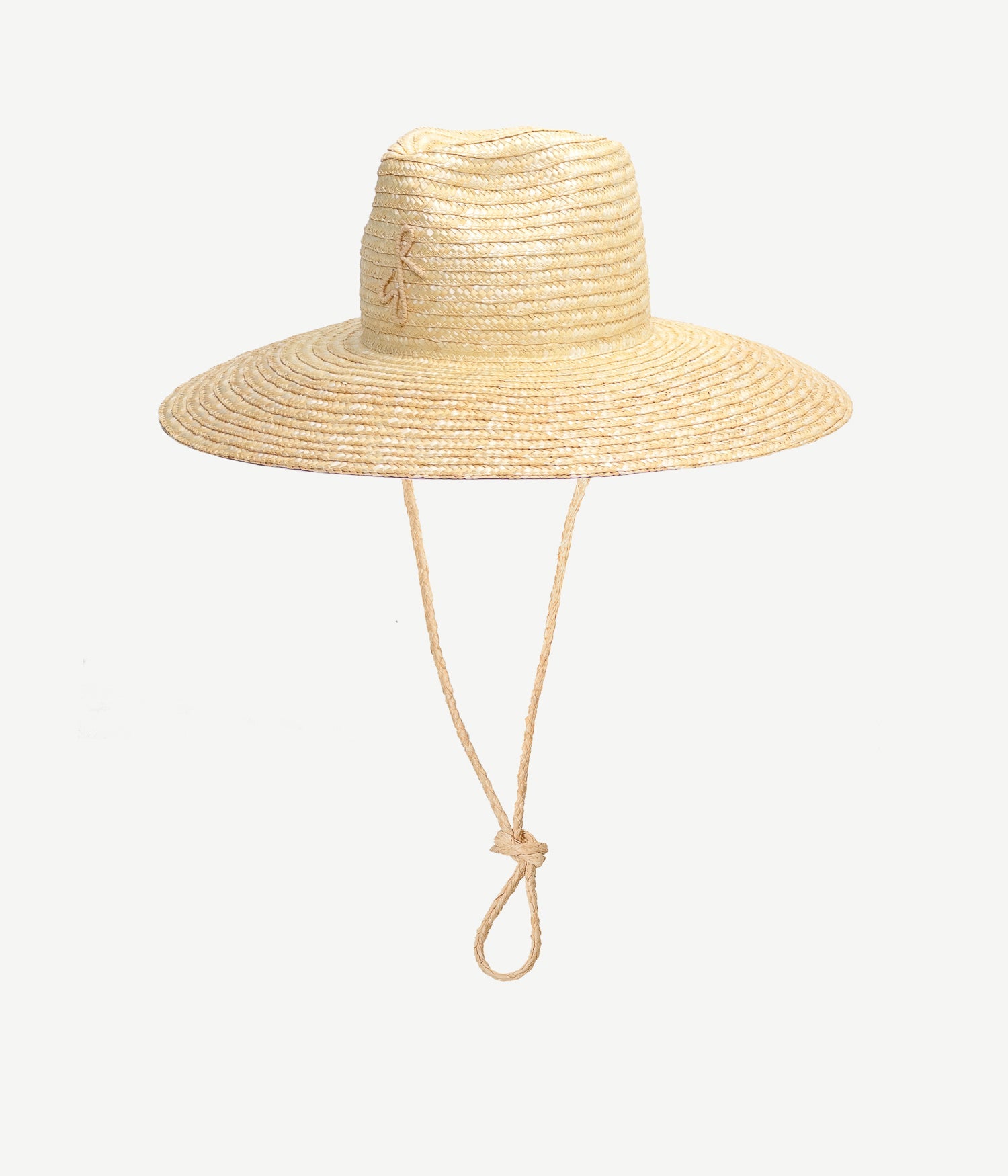 44_30, Monogram-embellished Straw Fedora Hat
