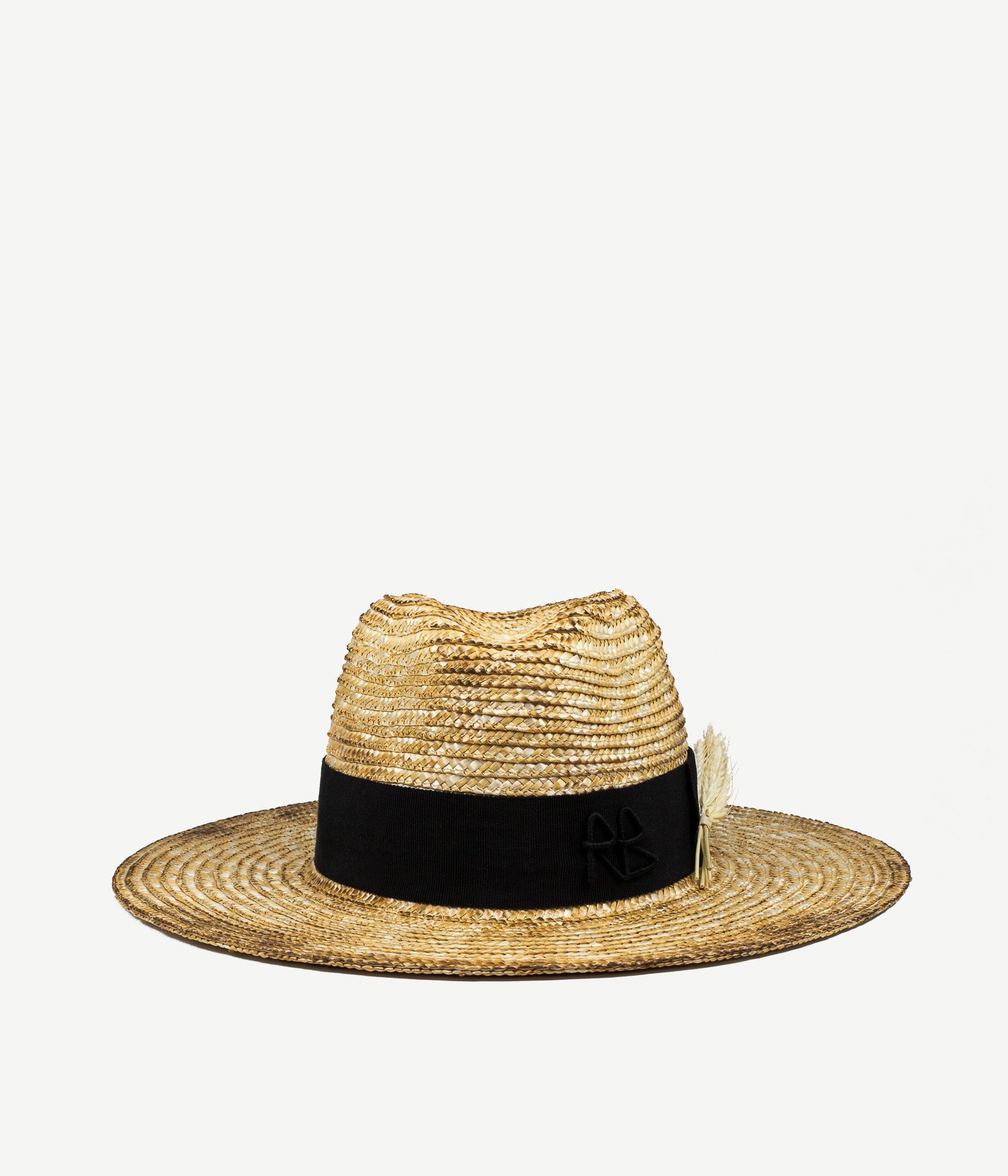Wheat Spikes Embellished "Sunburnt" Fedora Hat