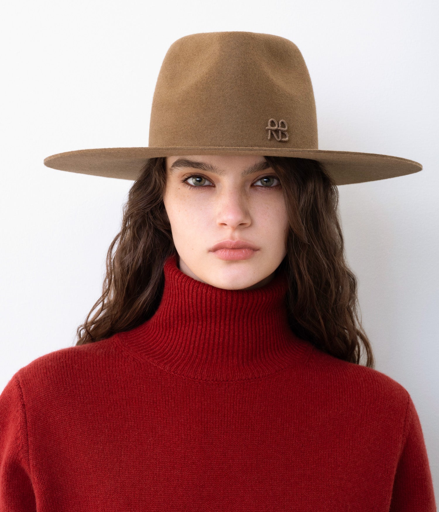 Logo-embellished Fedora Hat