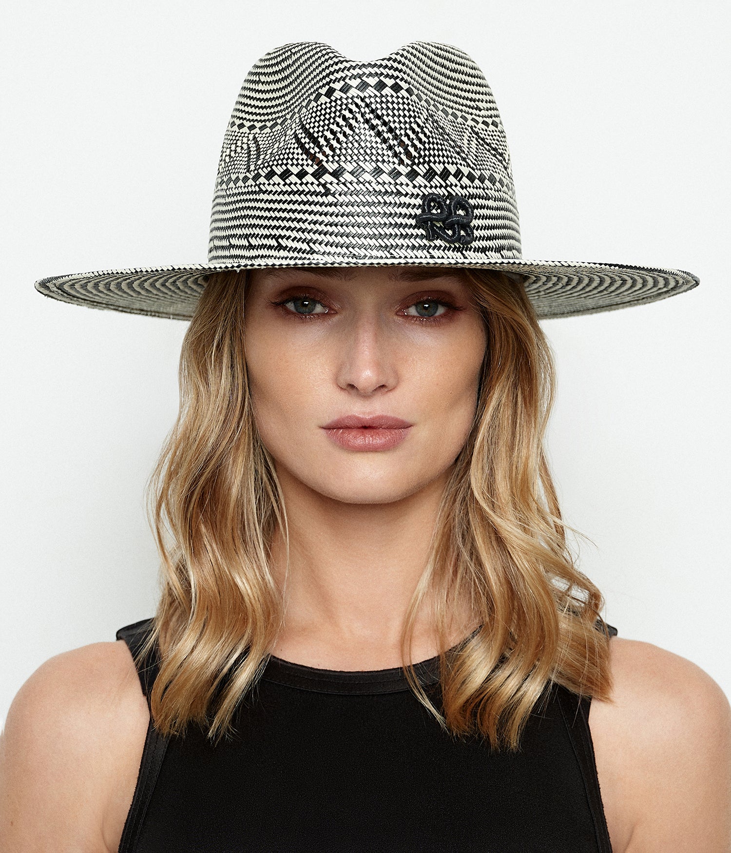 Linear Pattern Fedora Hat