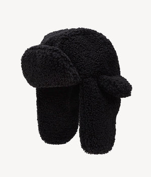 Shearling Aviator Hat USH033-P-SM Ruslan Baginskiy