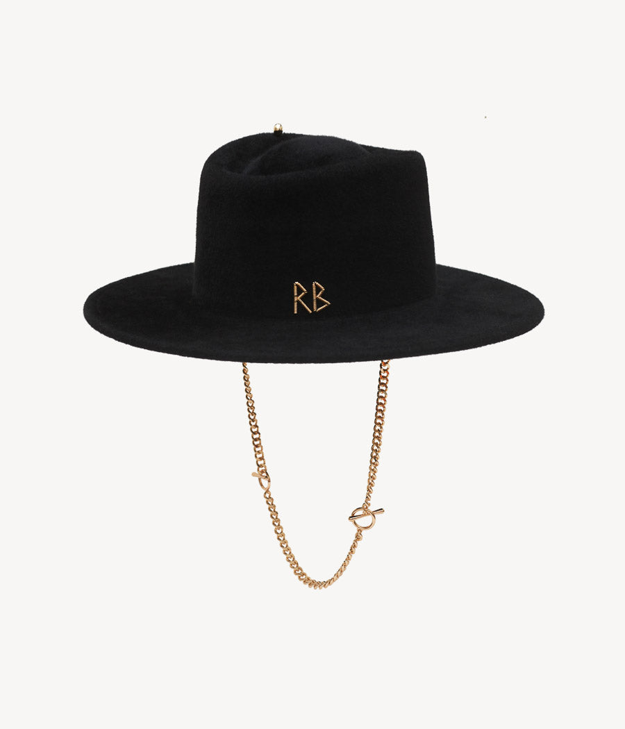 Photo, Gambler Hat, Chain Strap Gambler Hat