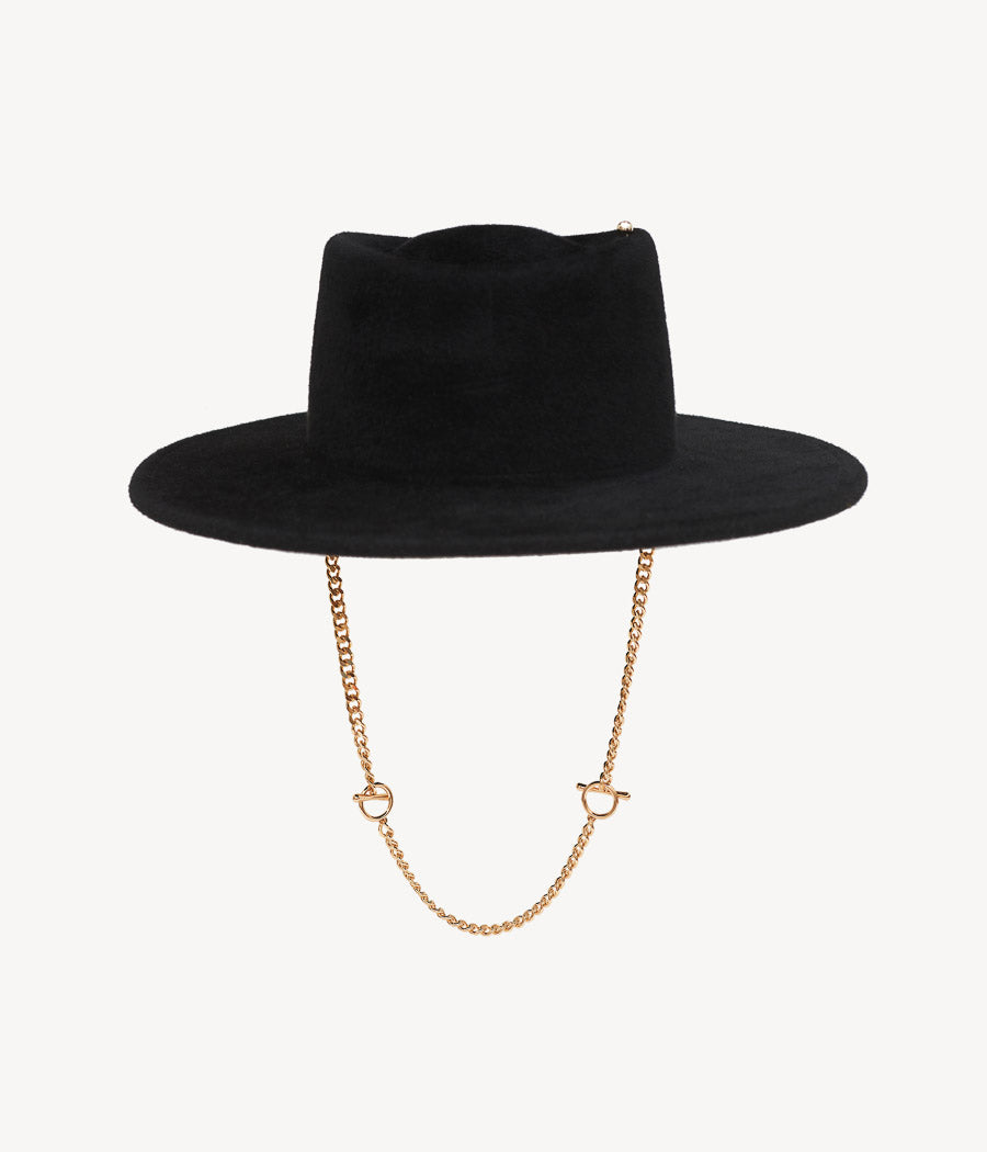 Photo, Gambler Hat, Chain Strap Gambler Hat