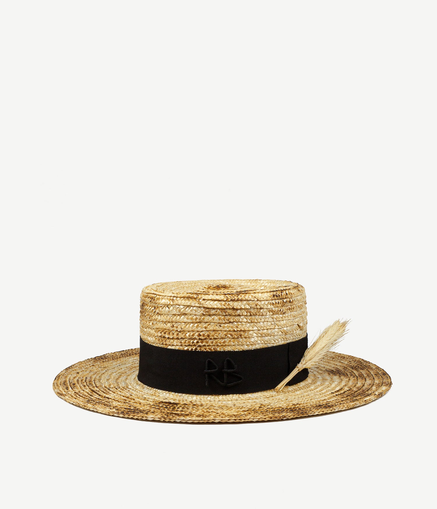 Wheat Spikes Embellished "Sunburnt" Gambler Hat