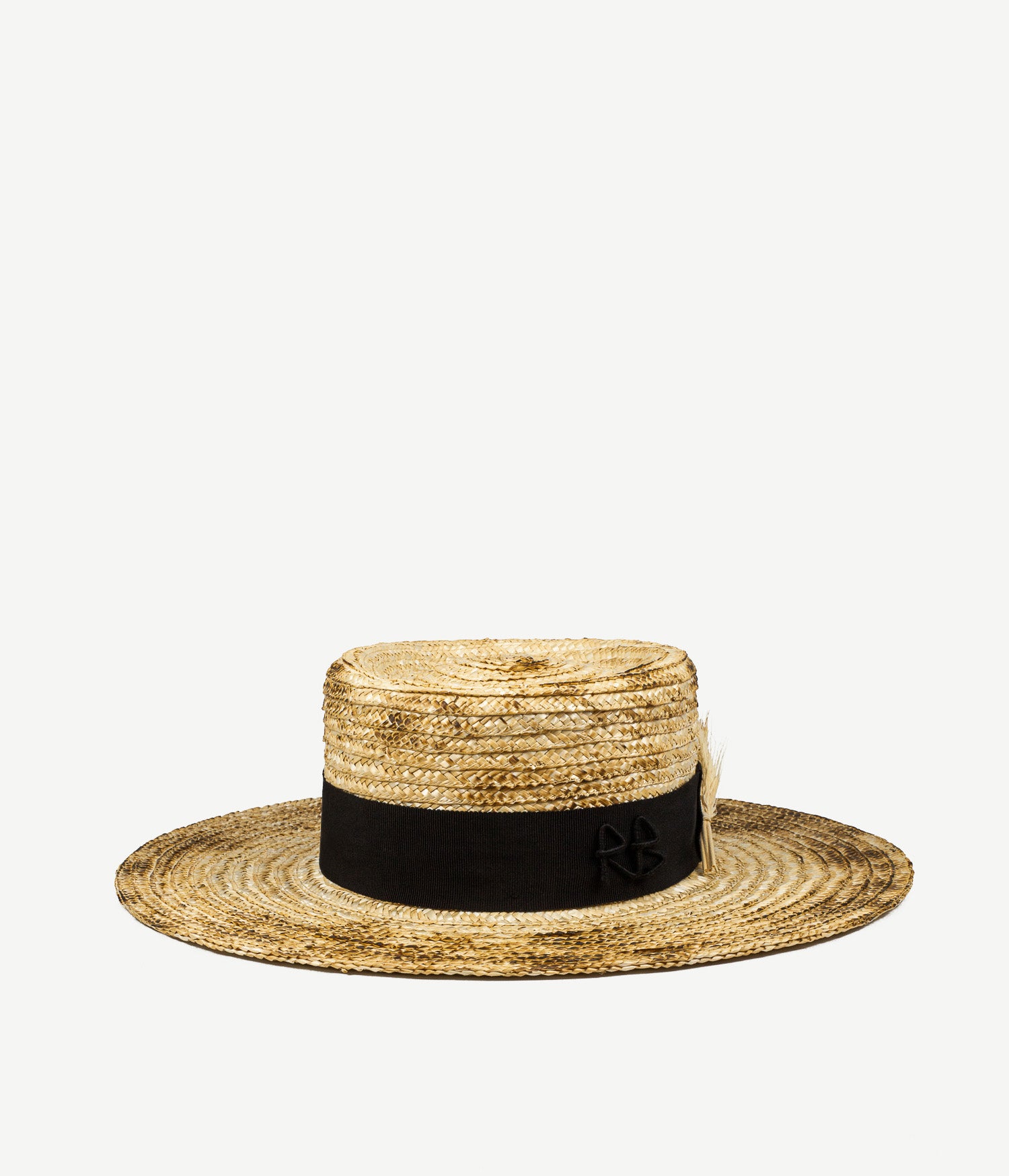 Wheat Spikes Embellished "Sunburnt" Gambler Hat