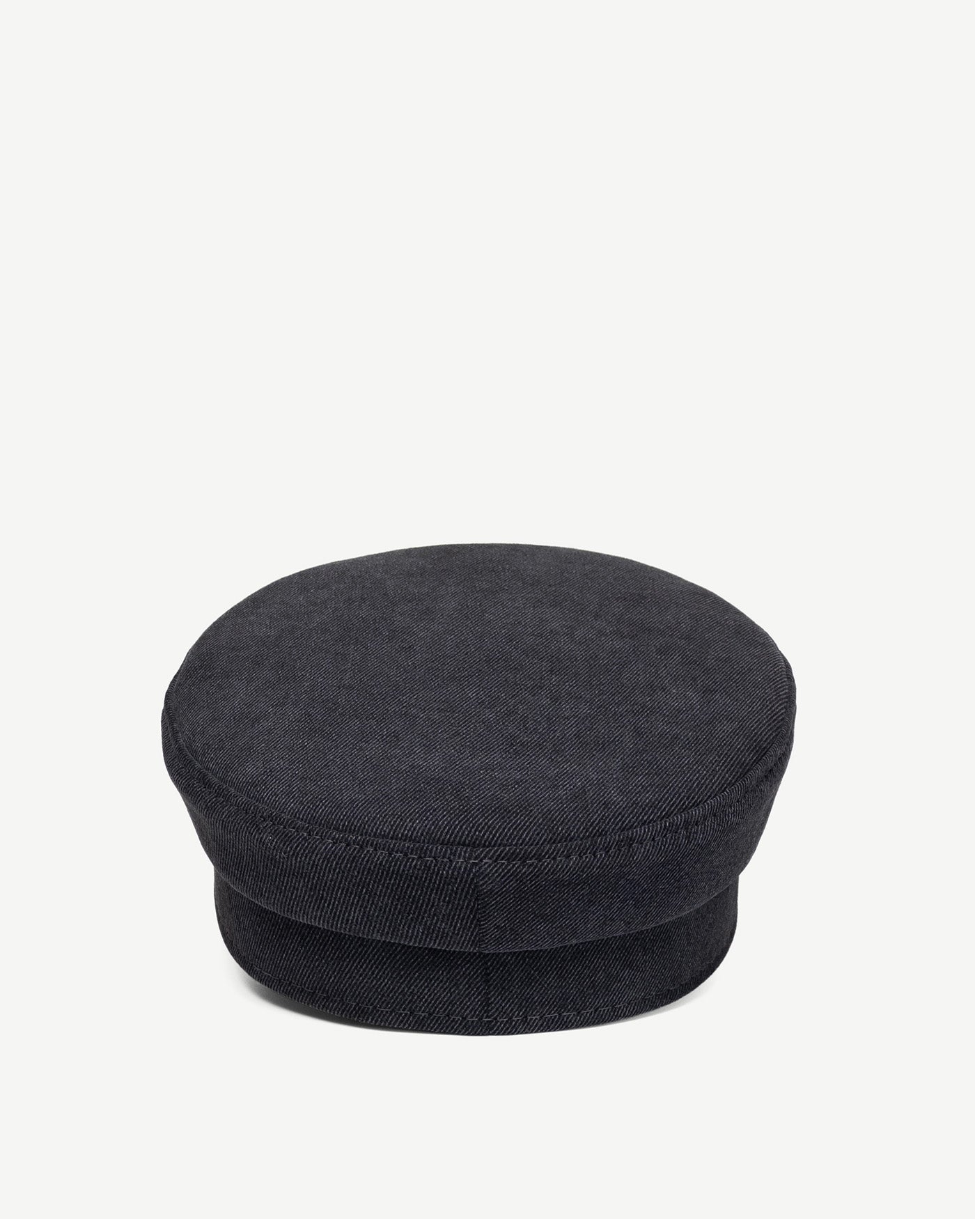 Photo, Baker Boy Cap, Distressed Denim Baker Boy Cap