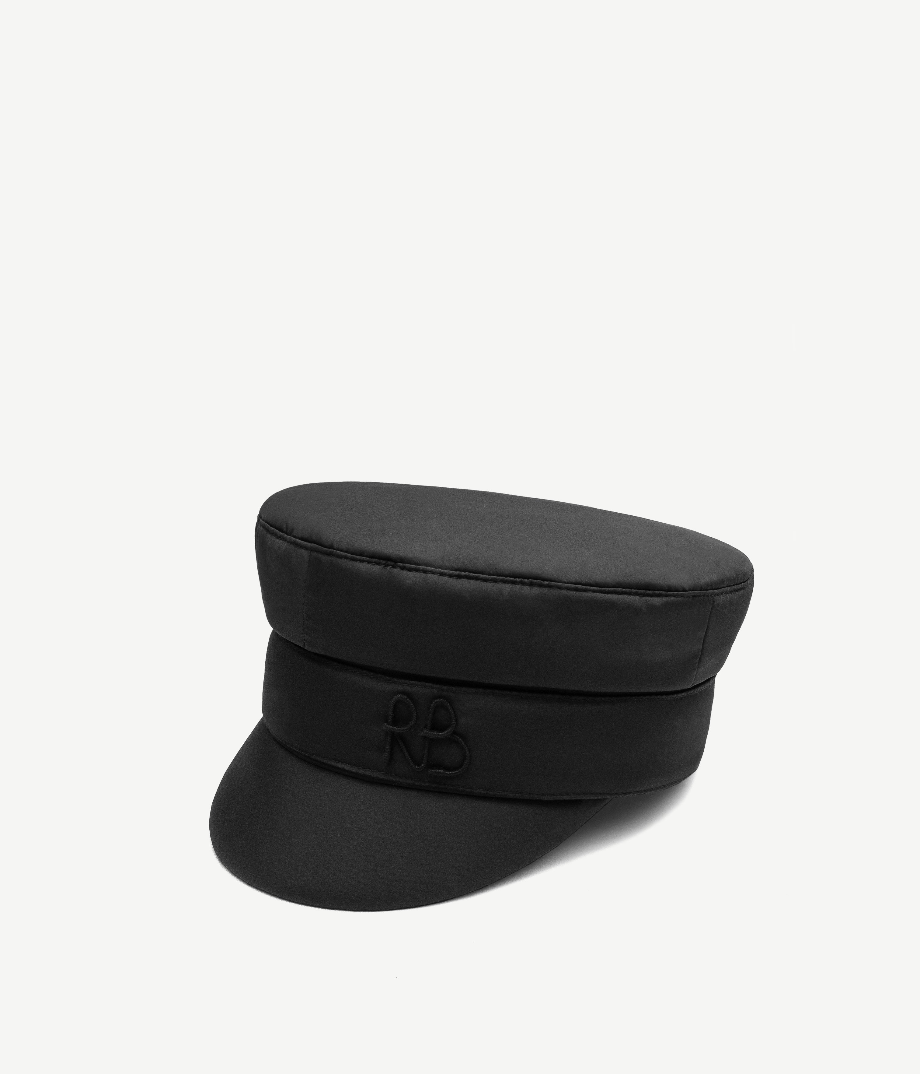 Monogram-embellished "Puffer" Baker Boy Cap