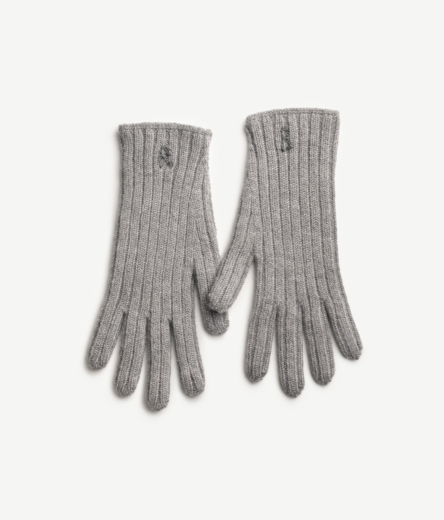 Monogram-embroidered Wool Gloves