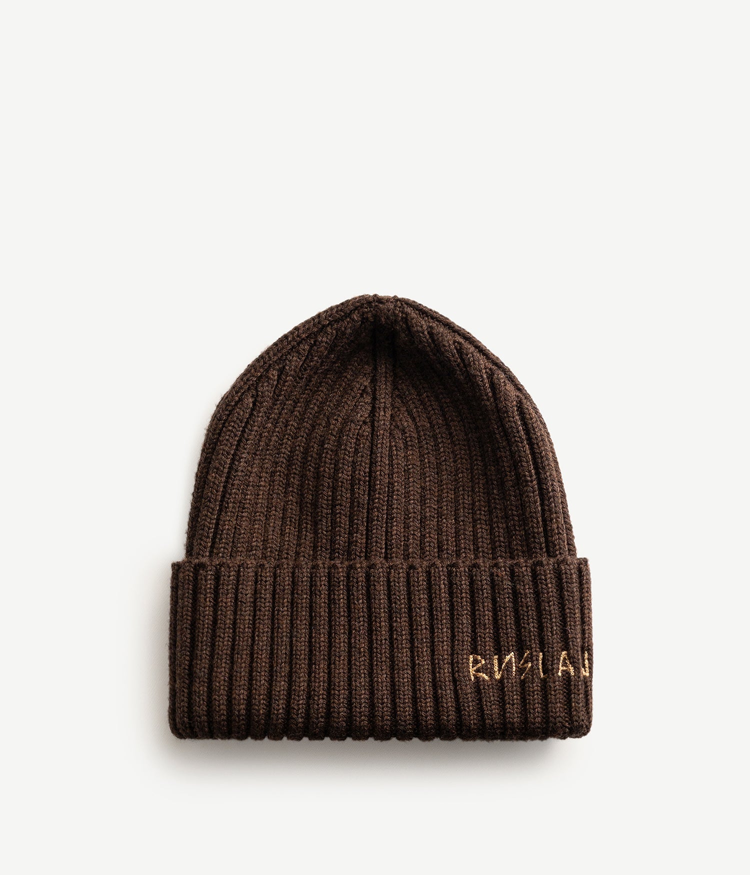 Monogram-embroidered Wool Beanie