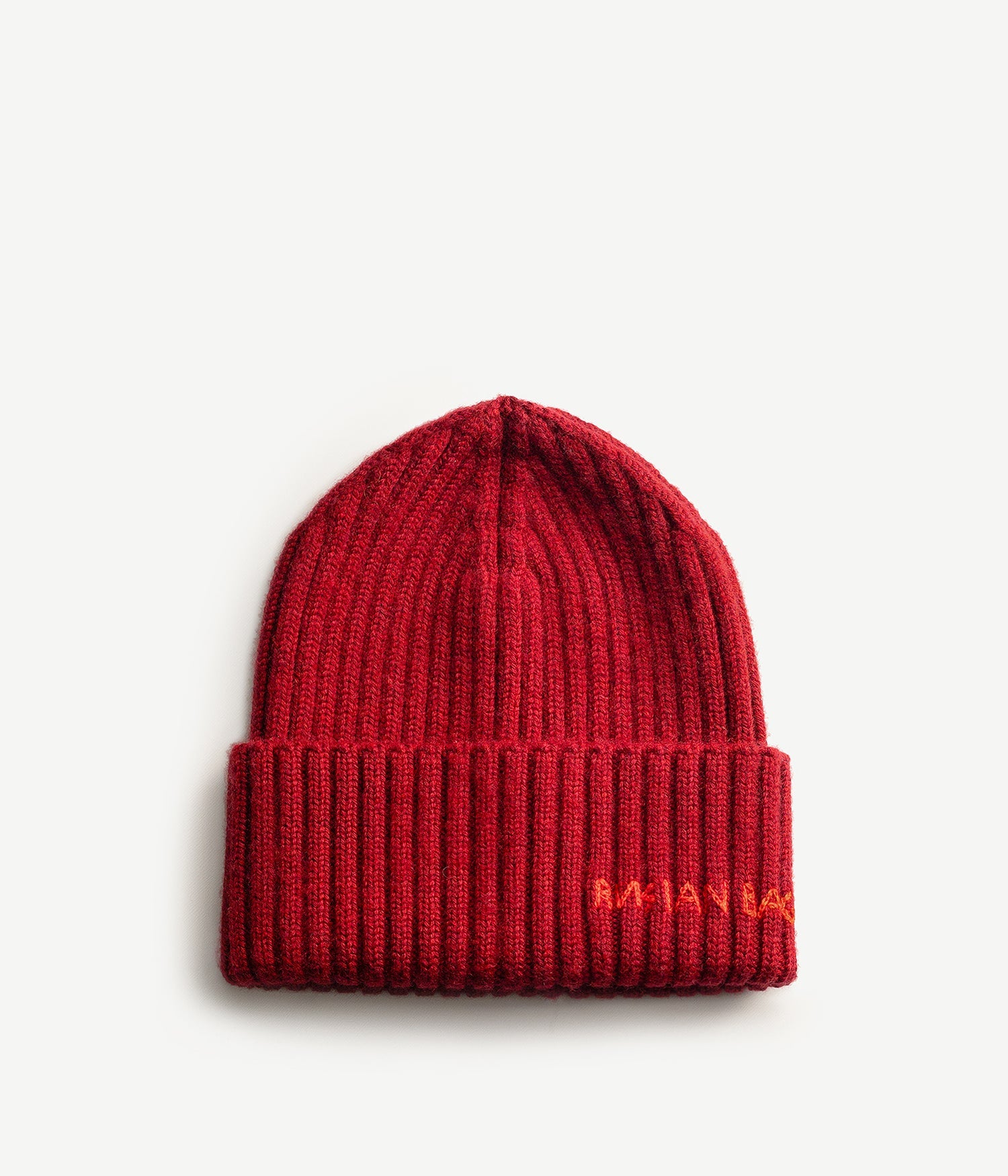 Monogram-embroidered Wool Beanie