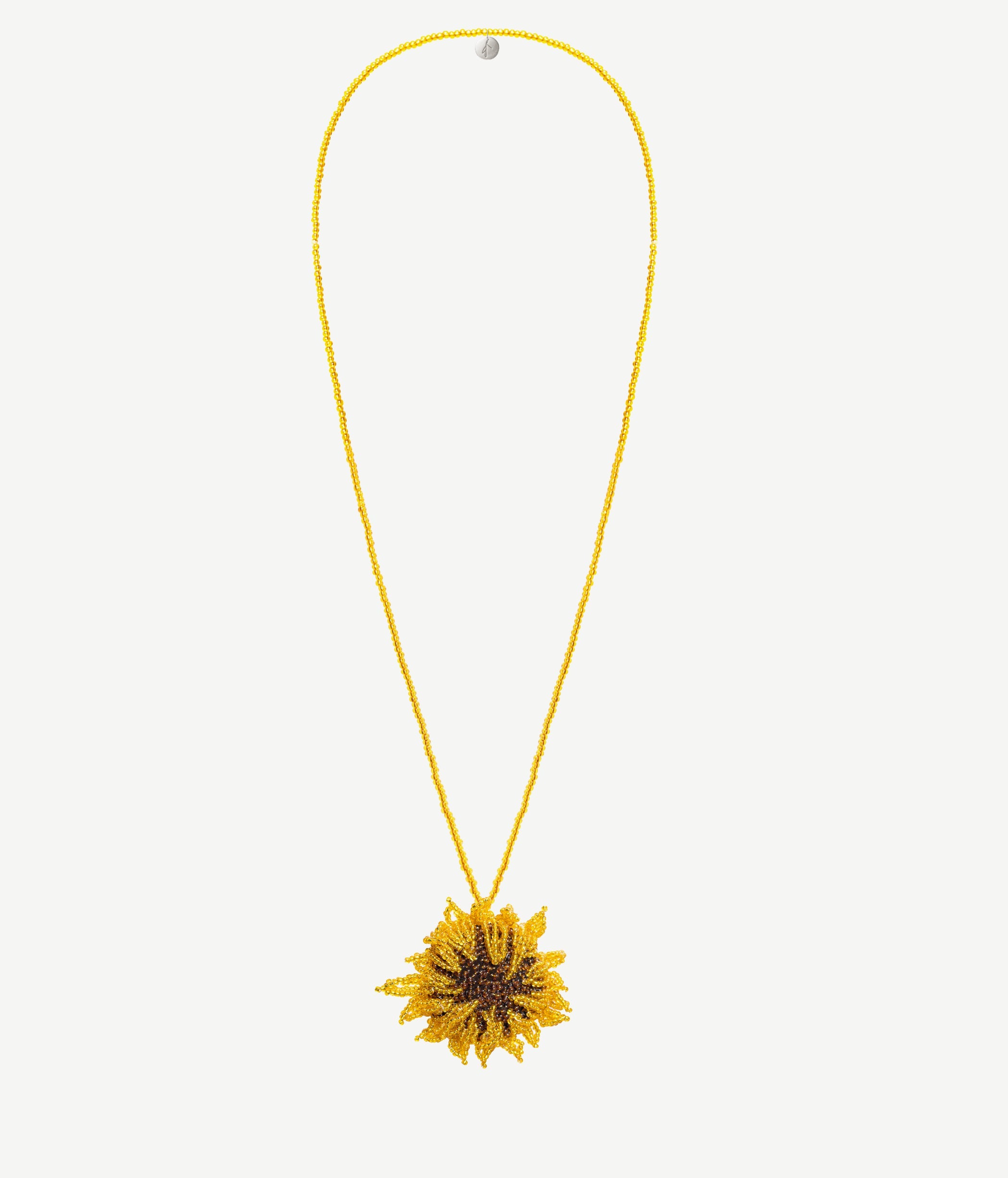 Ruslan Baginskiy Jewelry collection, Set of two necklaces — Sunflower and Monogram Logo