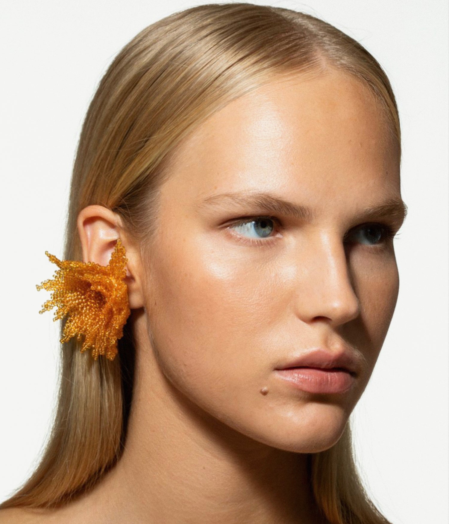 Ruslan Baginskiy Jewelry collection, SKARBY Green and Gold Beaded Earrings