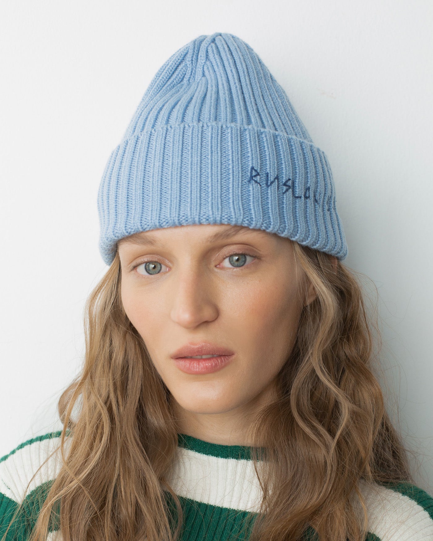 Monogram-embroidered Wool Beanie