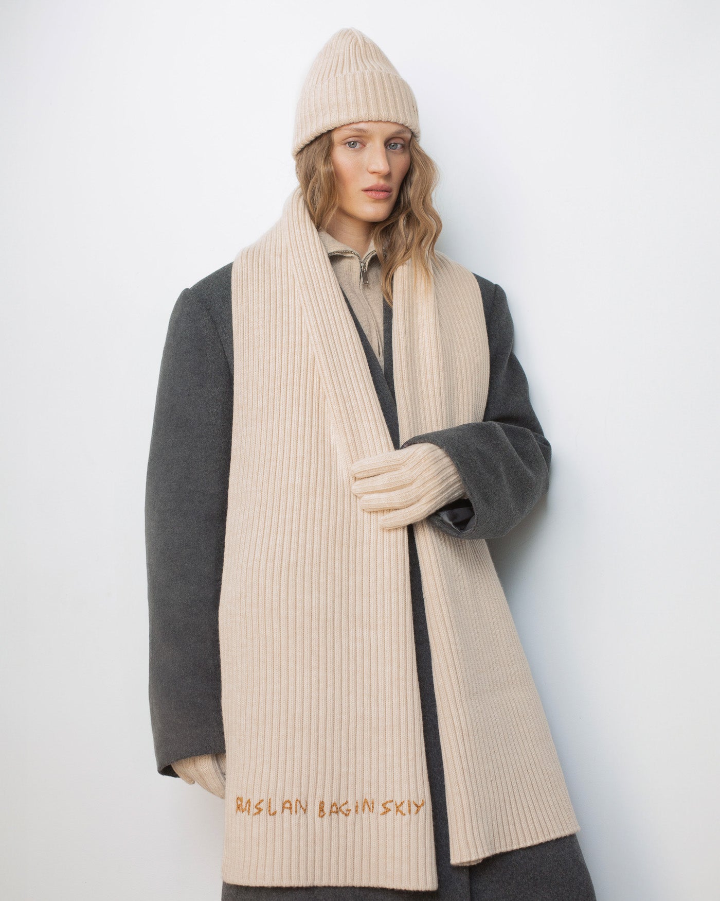 Photo, All Knits, Monogram-embroidered Wool Beanie