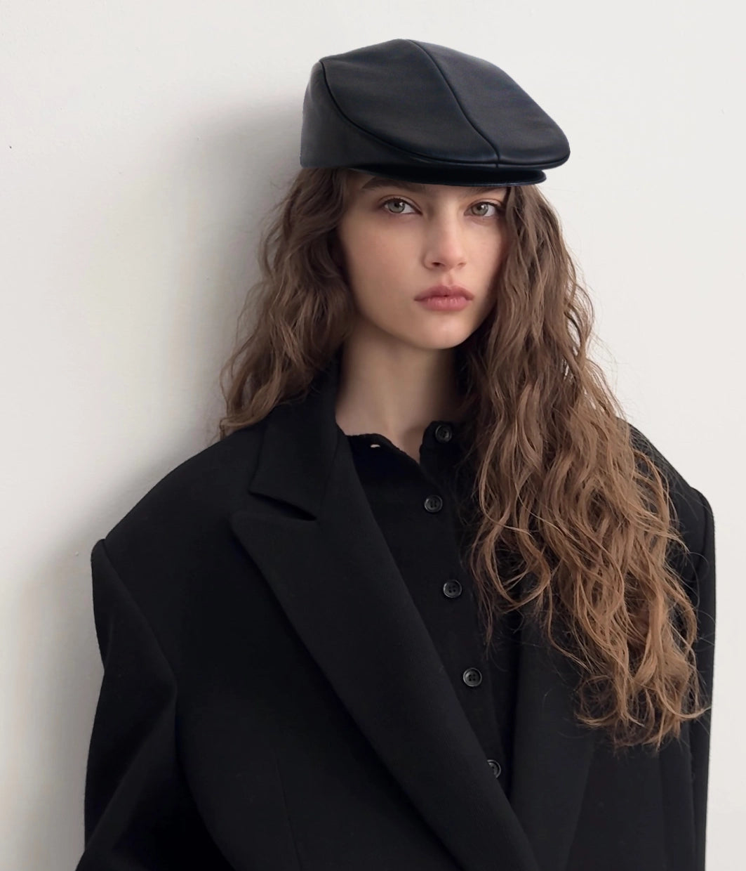 Leather Ivy Cap