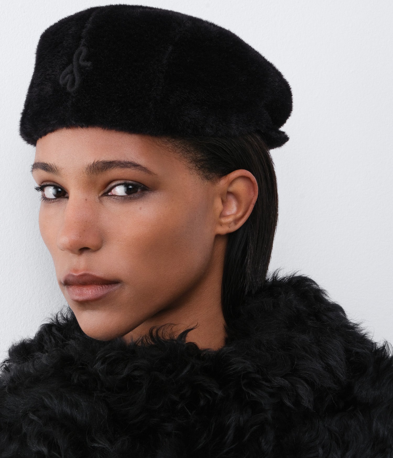 Faux Fur Ivy Cap
