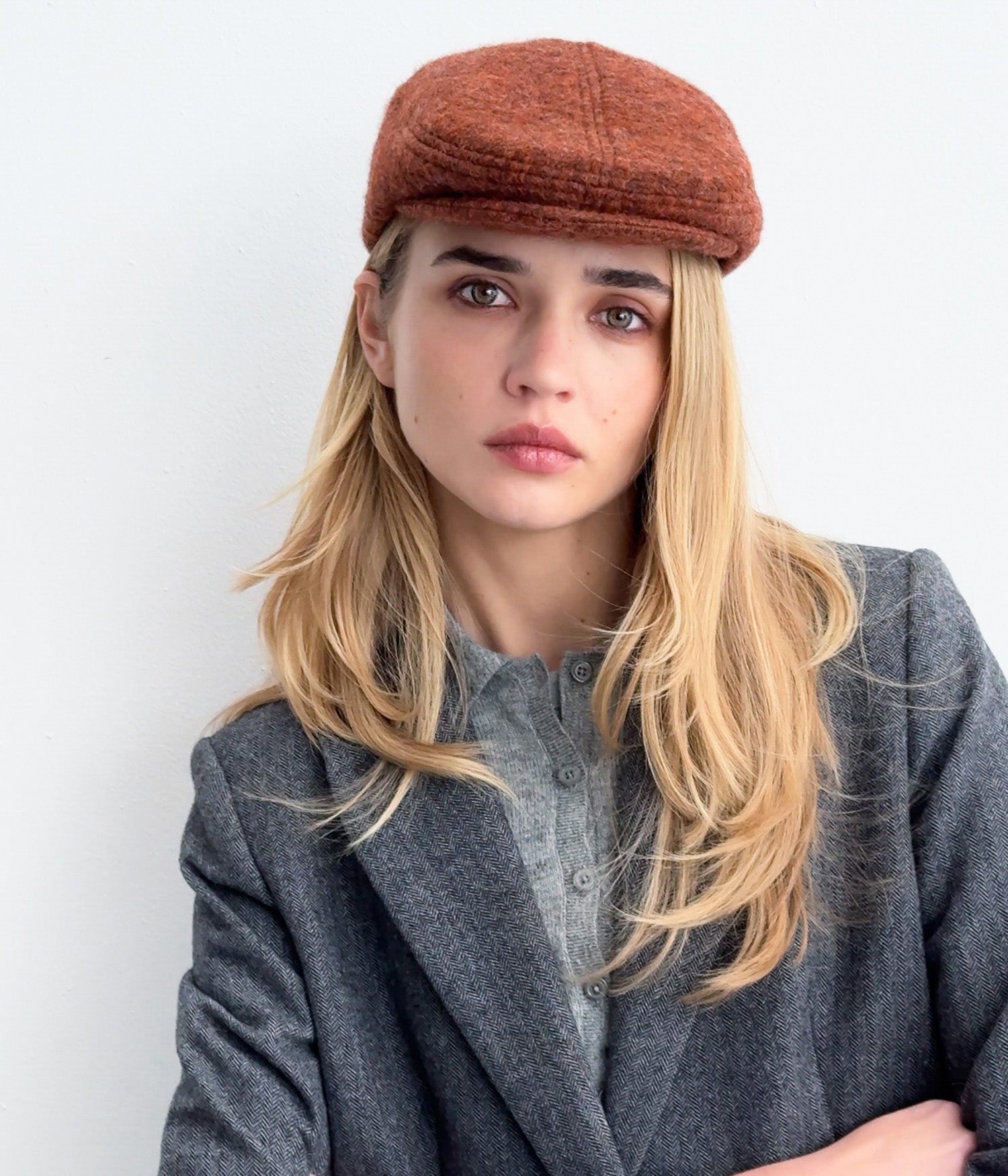 Wool-blend Ivy Cap