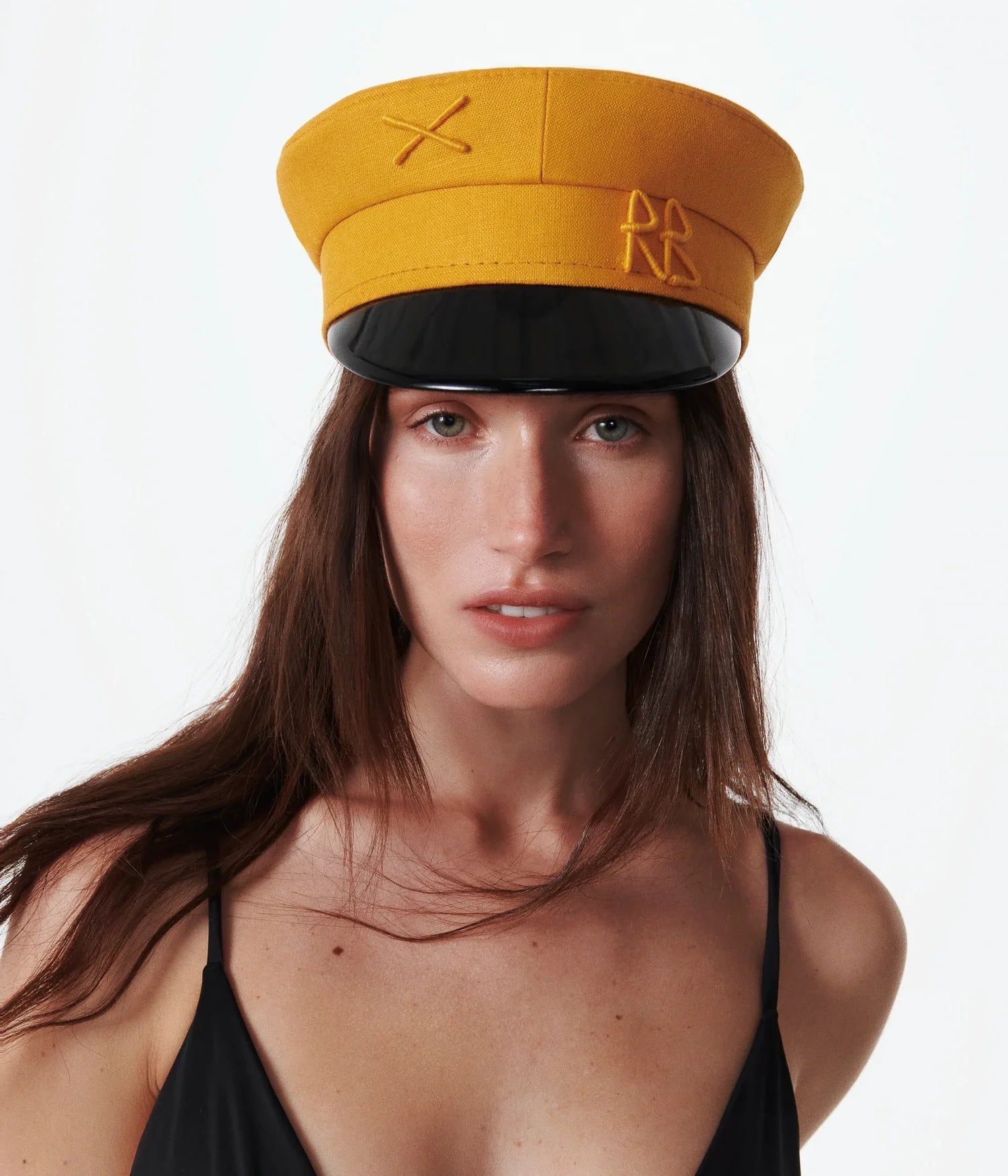 Logo-embellished Baker Boy Cap