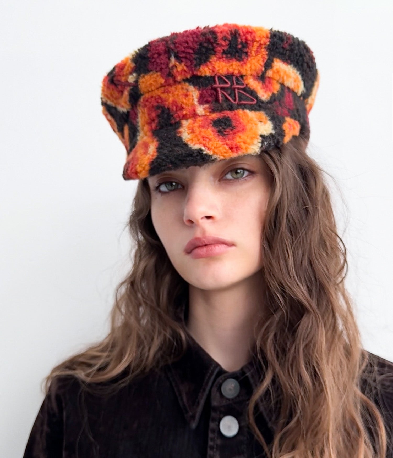 Faux Fur Baker Boy Cap