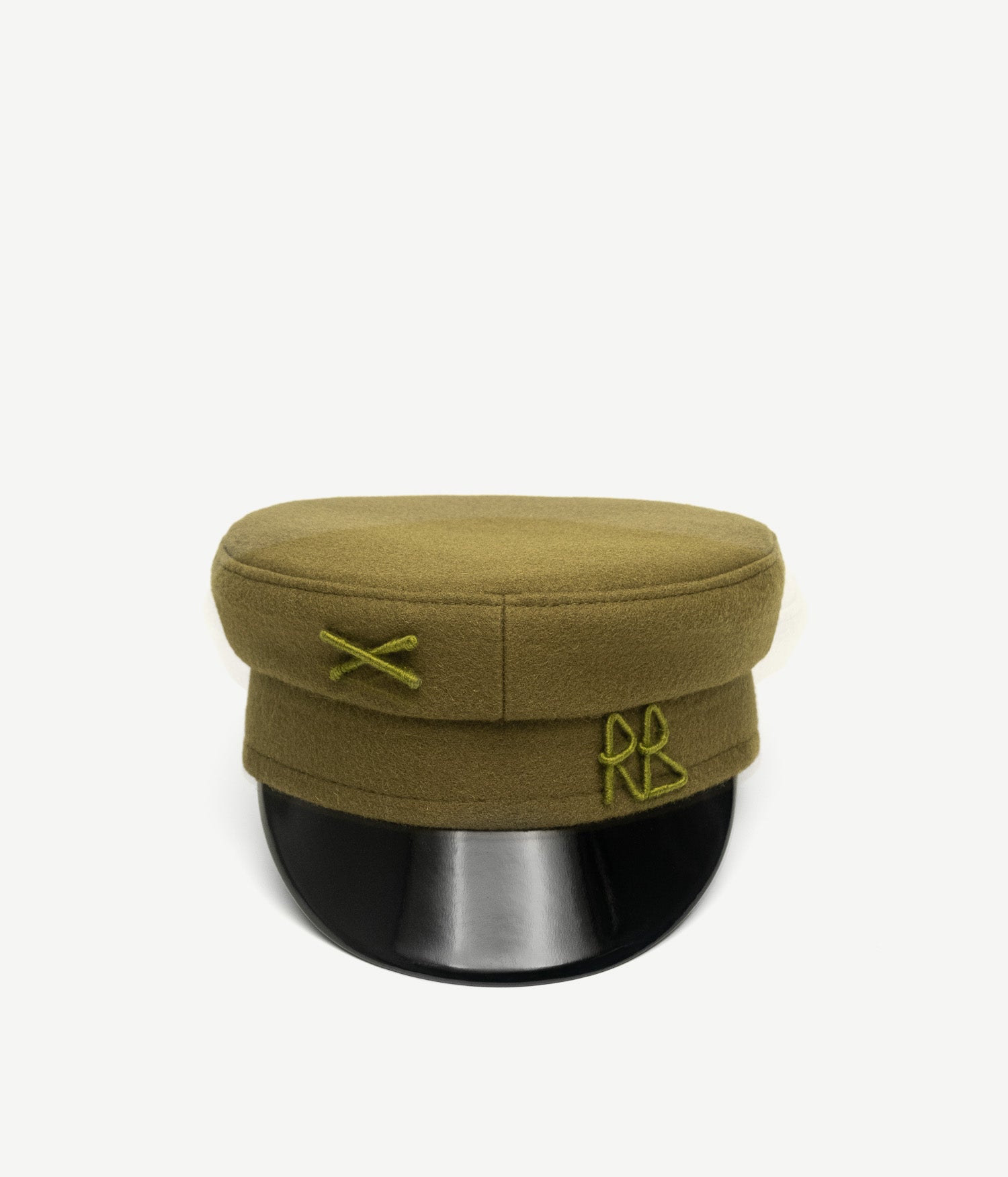 Logo-embellished Baker Boy Cap