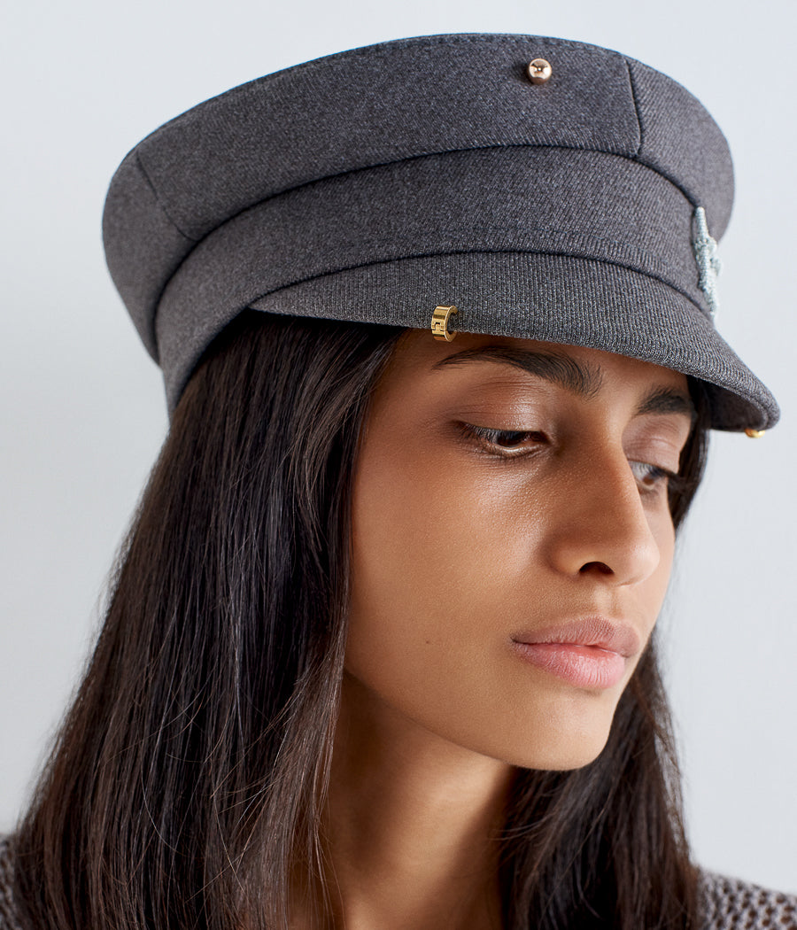 Photo, Baker Boy Cap, Pierced Baker Boy Cap